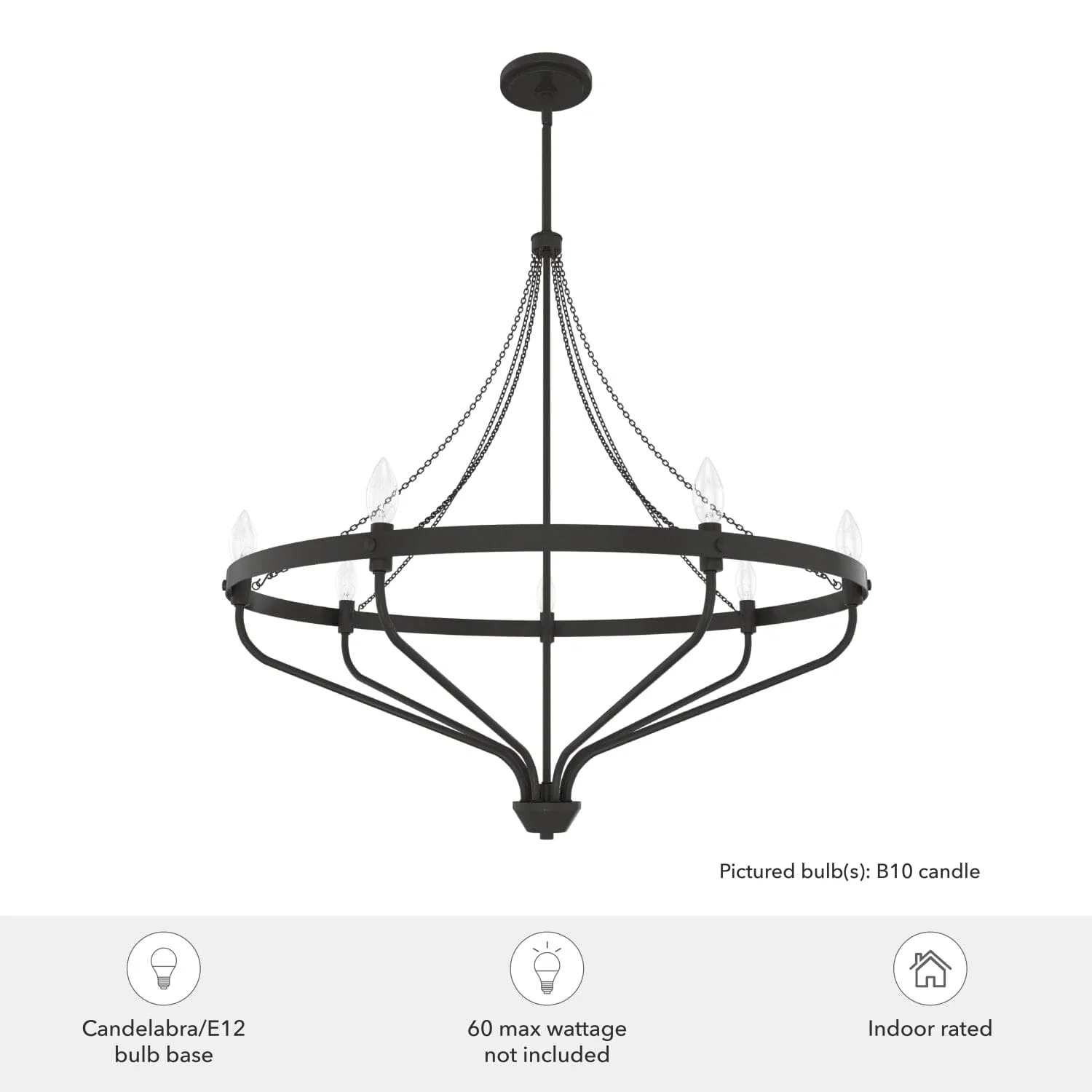 Merlin 7 Light Chandelier 5 Merlin 7 Light Chandelier
