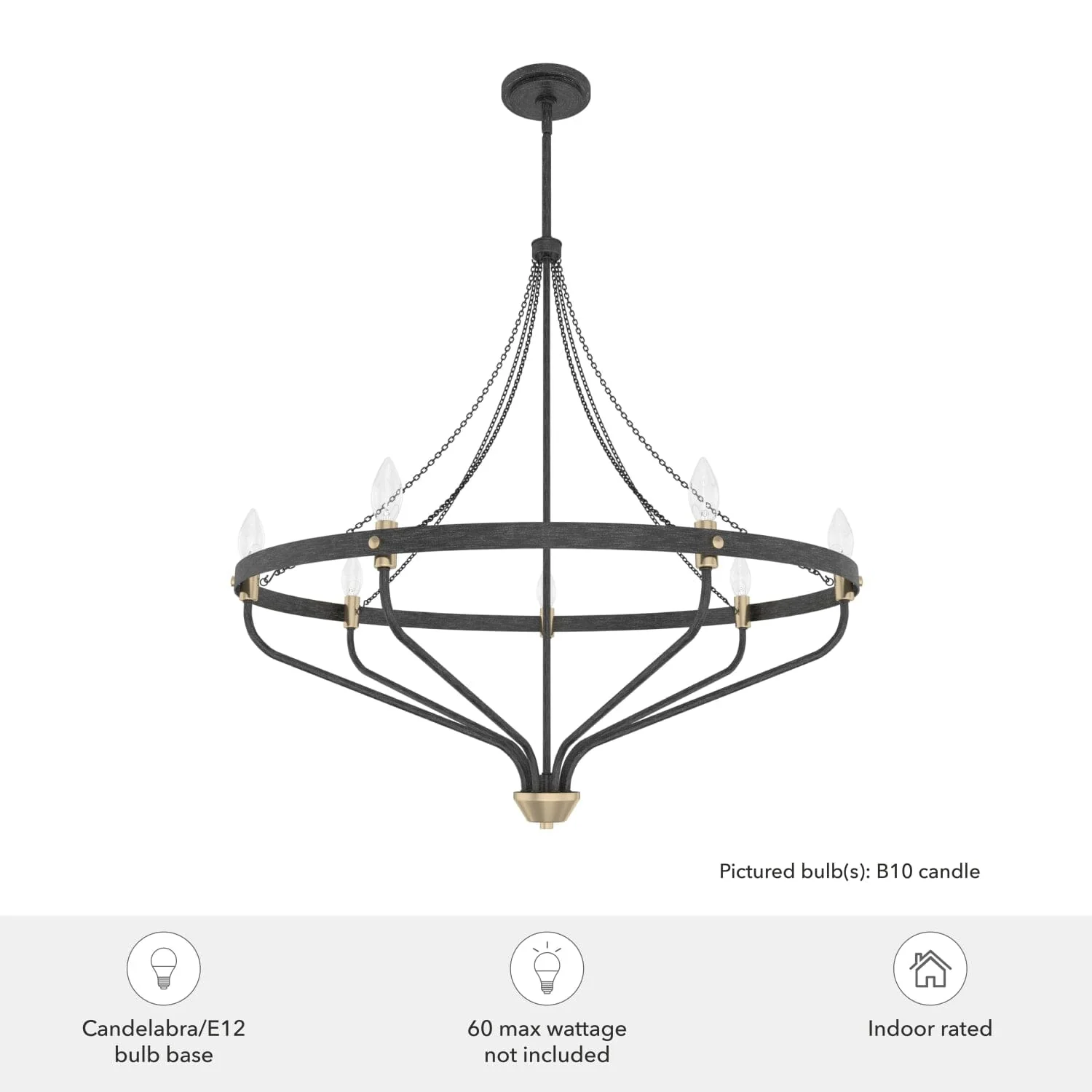 Merlin 7 Light Chandelier 6 Merlin 7 Light Chandelier