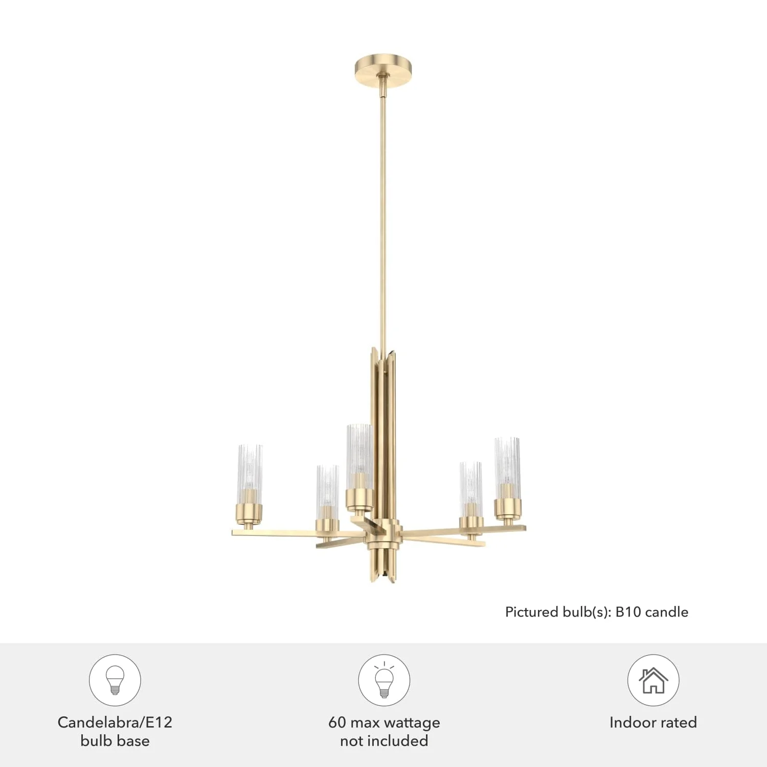 Gatz 5 Light Chandelier 5 Gatz 5 Light Chandelier