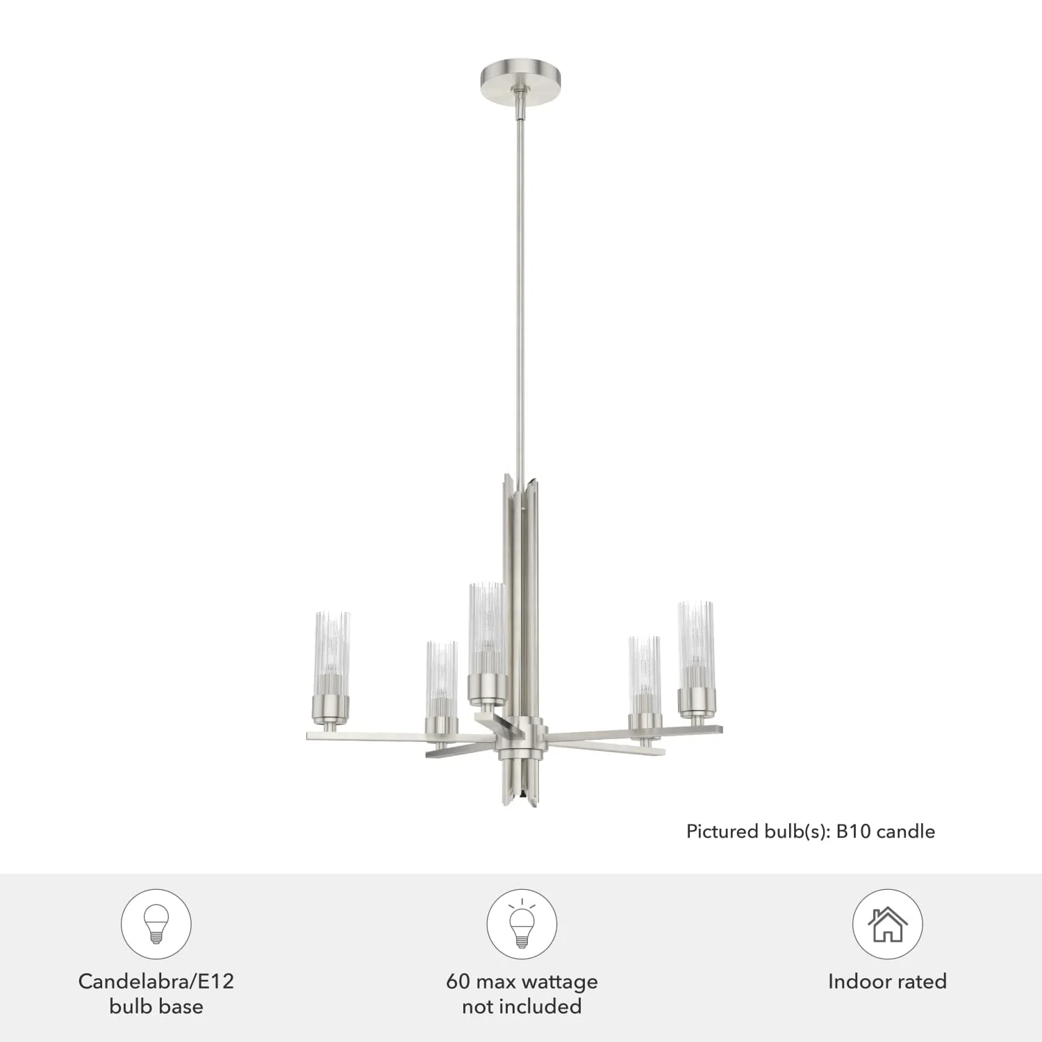 Gatz 5 Light Chandelier 6 Gatz 5 Light Chandelier