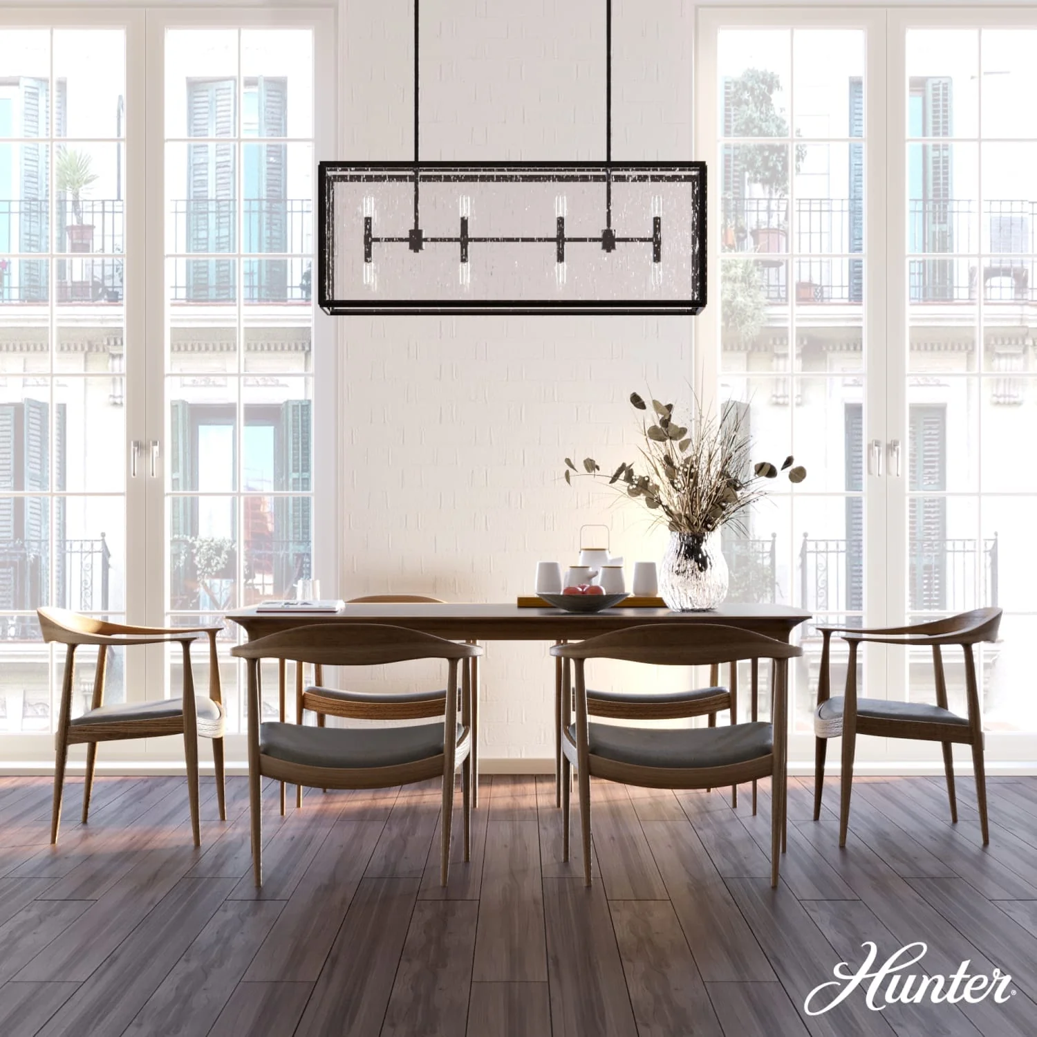 Felippe 8 Light Linear Chandelier 3 Felippe 8 Light Linear Chandelier