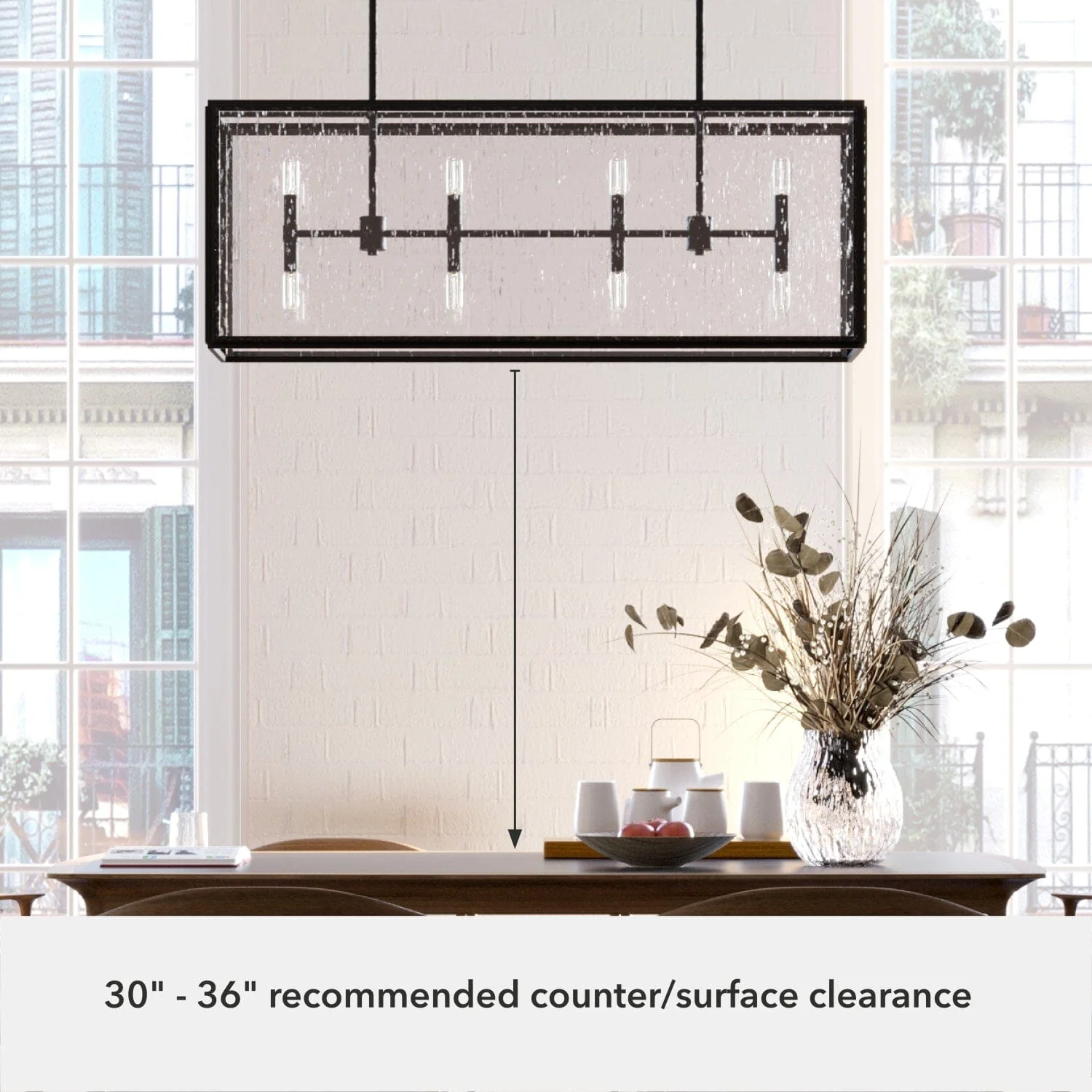 Felippe 8 Light Linear Chandelier 9 Felippe 8 Light Linear Chandelier