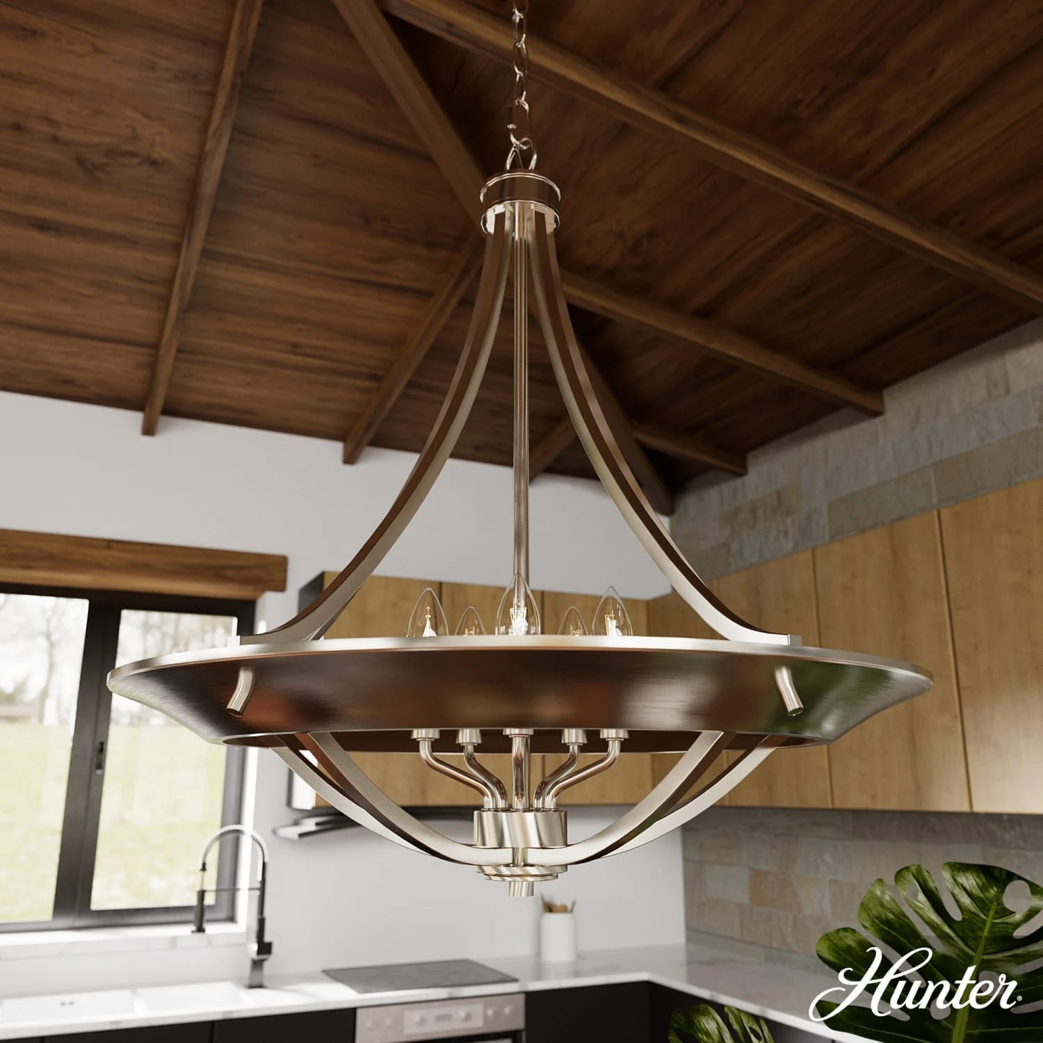 Perch Point 4 Light Pendant 24 Inch 1 Perch Point 4 Light Pendant 24 Inch