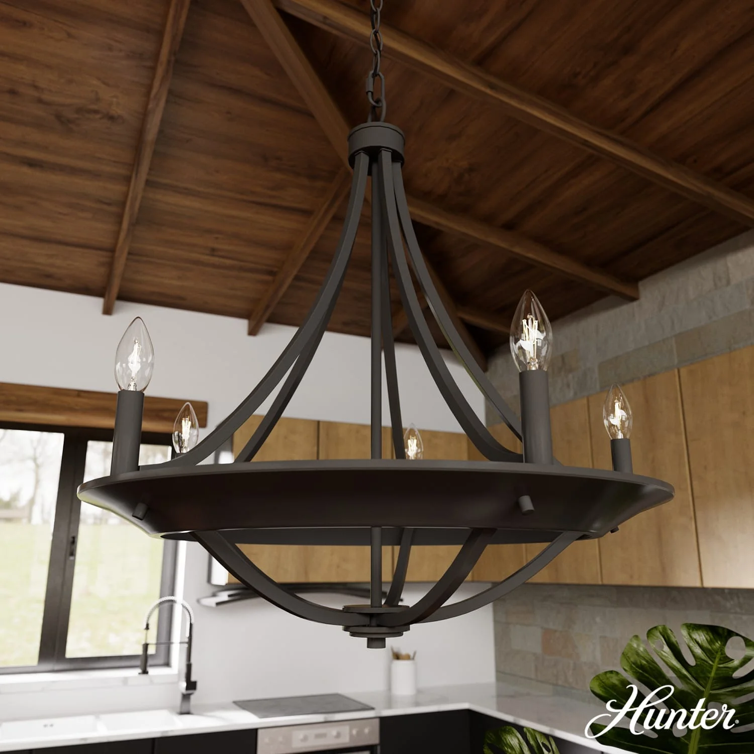 Perch Point 5 Light Chandelier 24 inch 1 Perch Point 5 Light Chandelier 24 inch