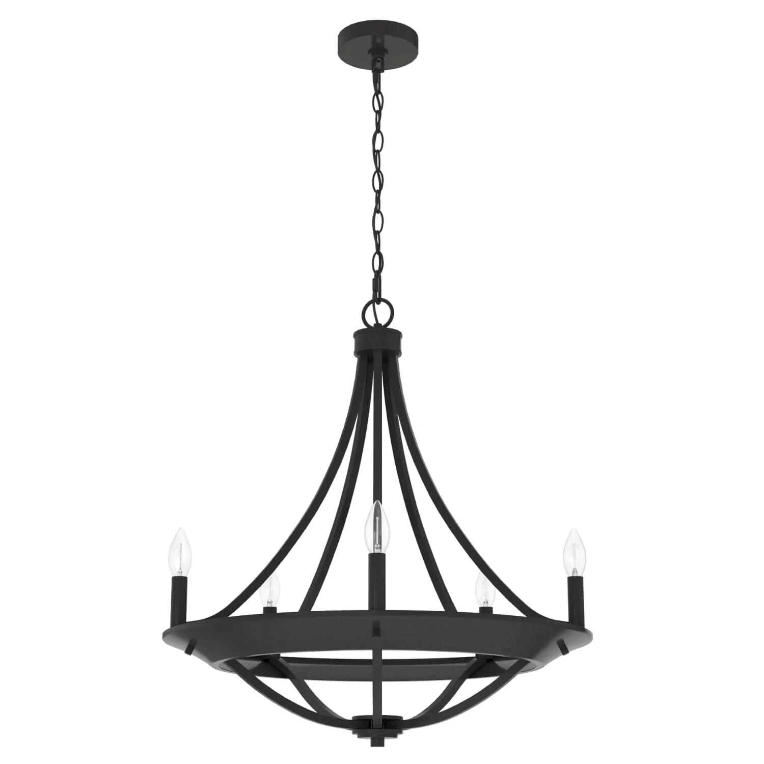 Perch Point 5 Light Chandelier 24 inch 12 Perch Point 5 Light Chandelier 24 inch