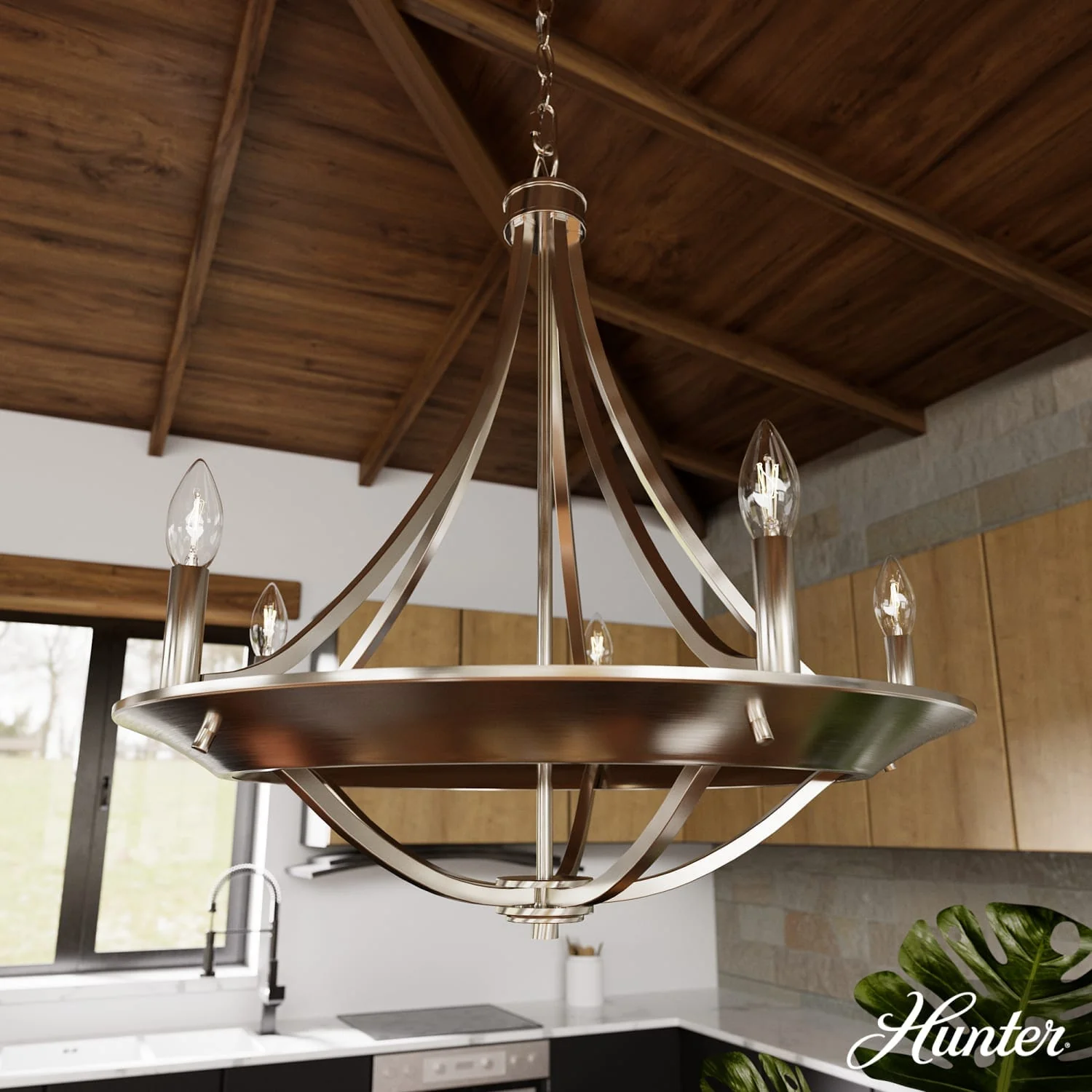 Perch Point 5 Light Chandelier 24 inch 2 Perch Point 5 Light Chandelier 24 inch