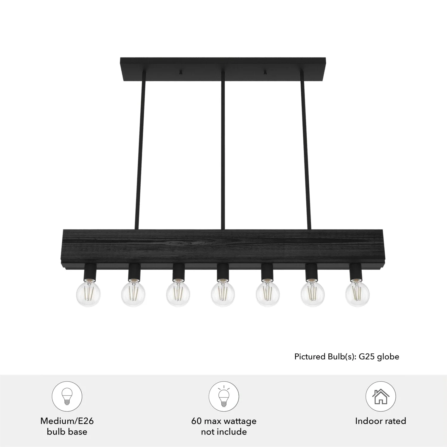 7 Light Donelson Linear Chandelier 5 7 Light Donelson Linear Chandelier