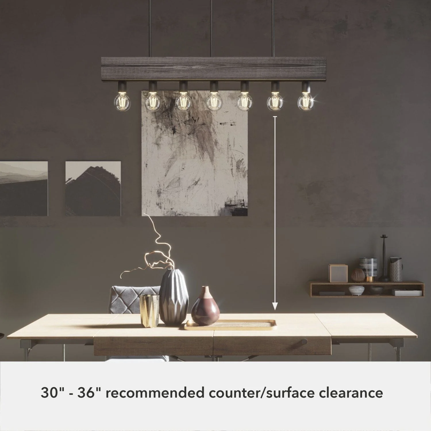 7 Light Donelson Linear Chandelier 9 7 Light Donelson Linear Chandelier