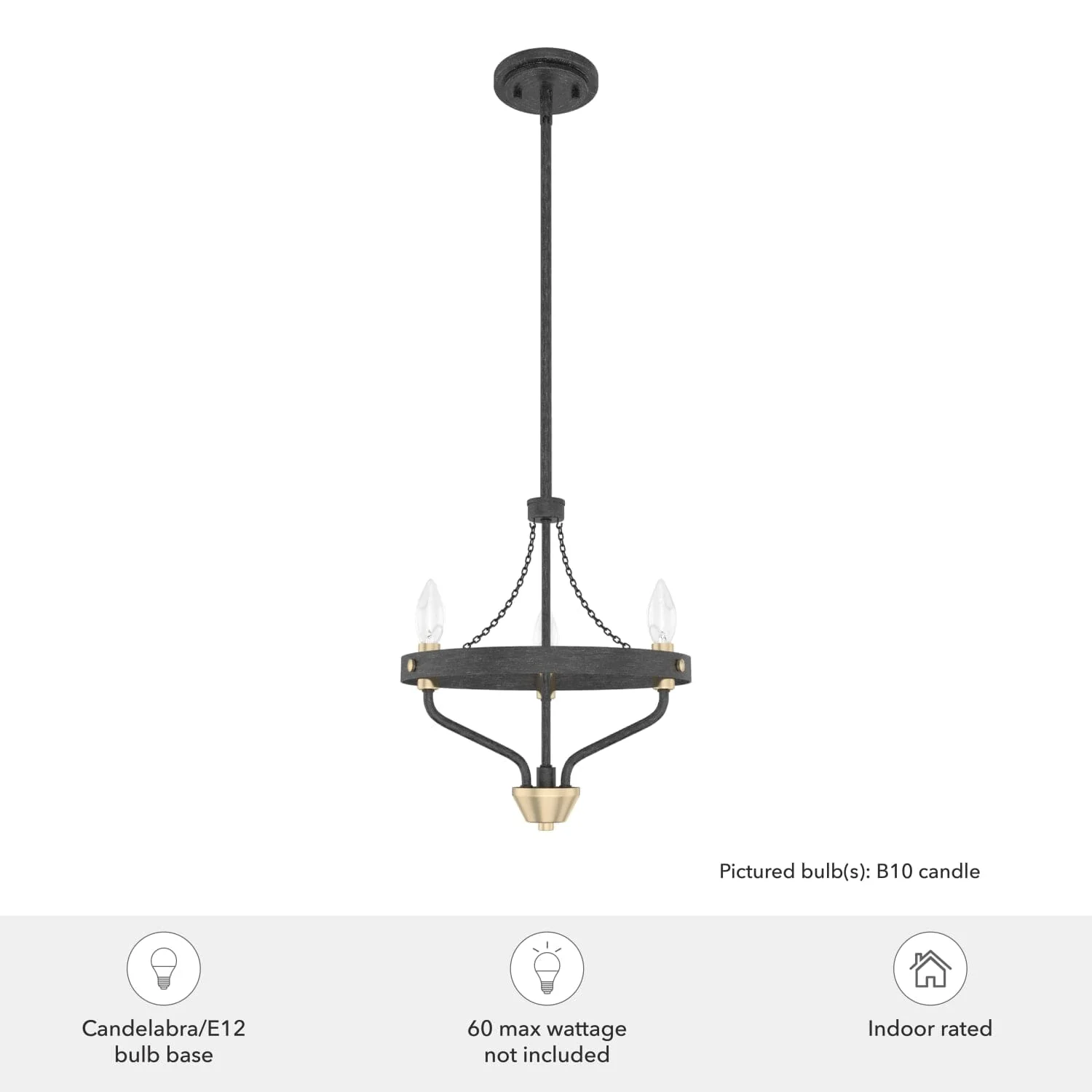 Merlin 3 Light Mini Chandelier 5 Merlin 3 Light Mini Chandelier