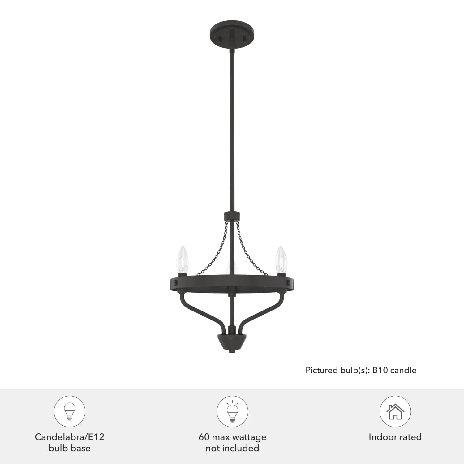 Merlin 3 Light Mini Chandelier 6 Merlin 3 Light Mini Chandelier