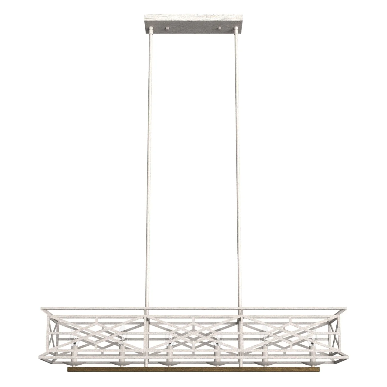 Langwood 6 Light Linear Chandelier 13 Langwood 6 Light Linear Chandelier