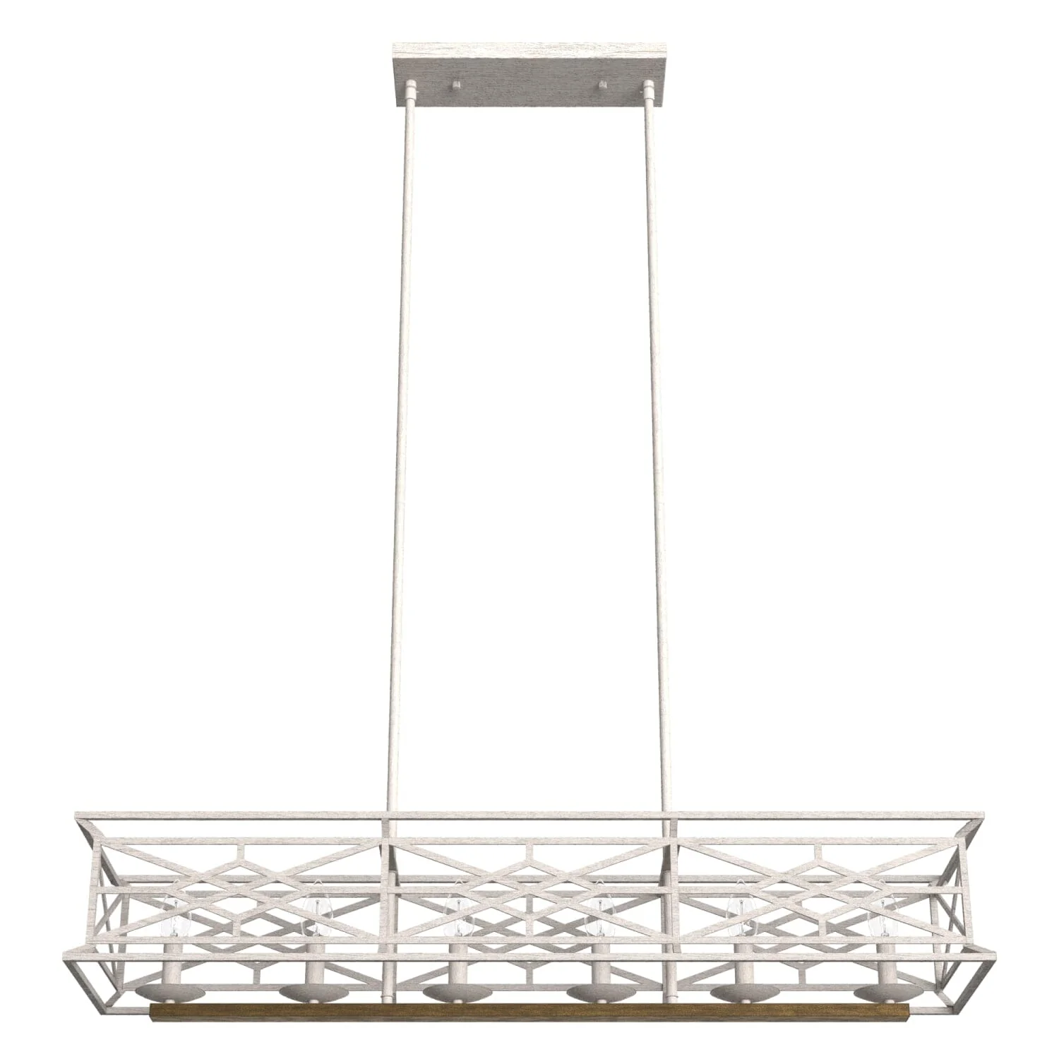 Langwood 6 Light Linear Chandelier 15 Langwood 6 Light Linear Chandelier