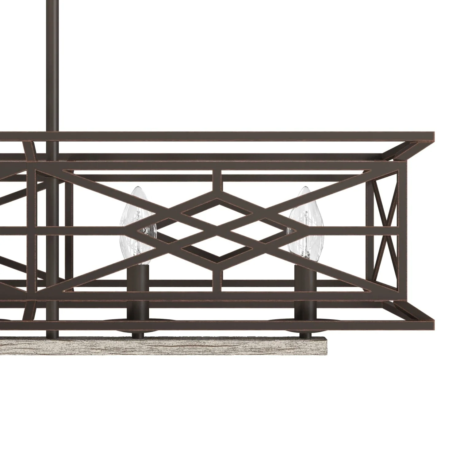 Langwood 6 Light Linear Chandelier 18 Langwood 6 Light Linear Chandelier