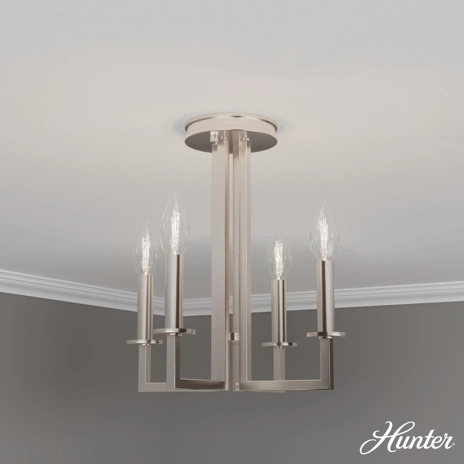 4 Light Bearden Semi-Flush Mount