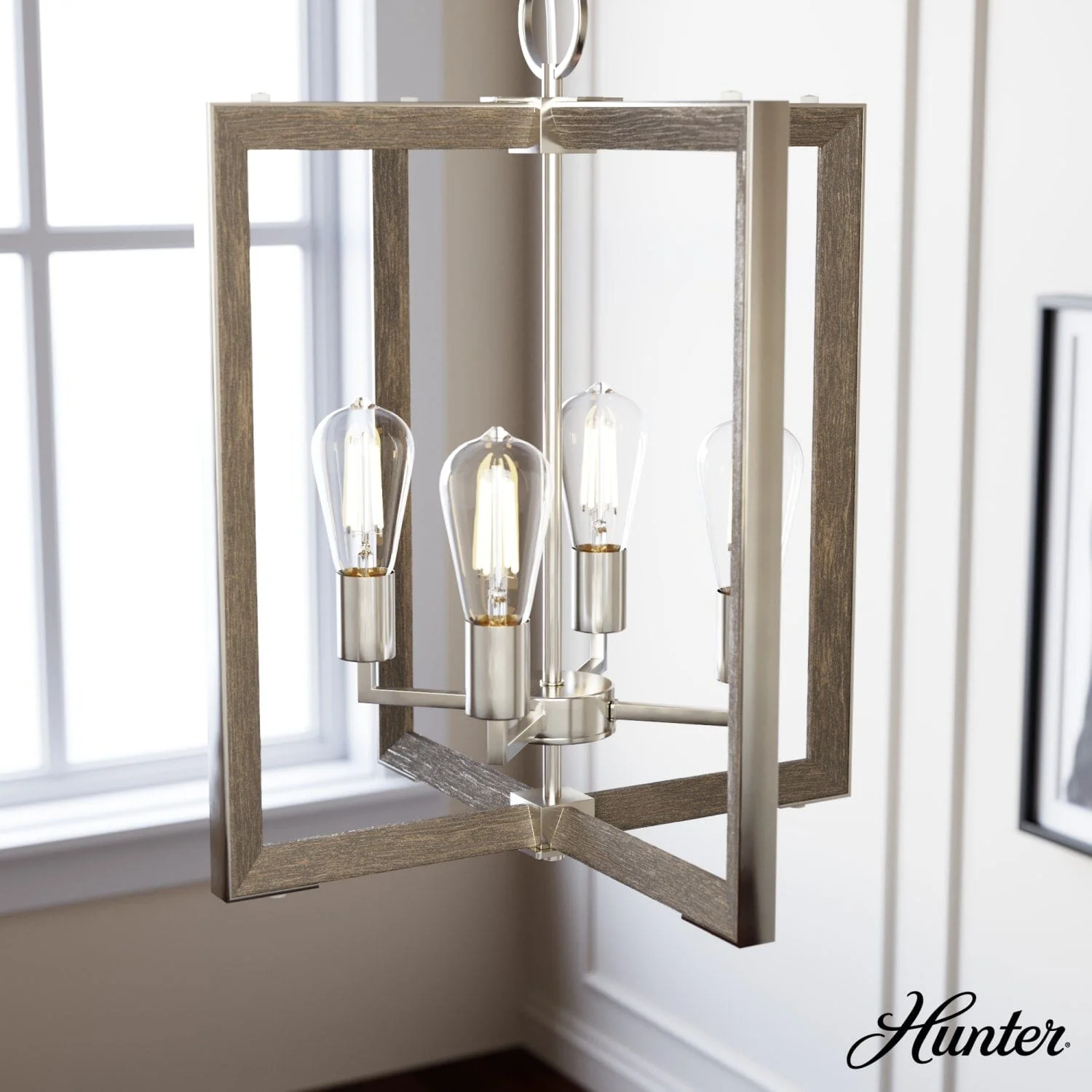 Woodburn 4 Light 18 Inch Foyer Pendant 2 Woodburn 4 Light 18 Inch Foyer Pendant