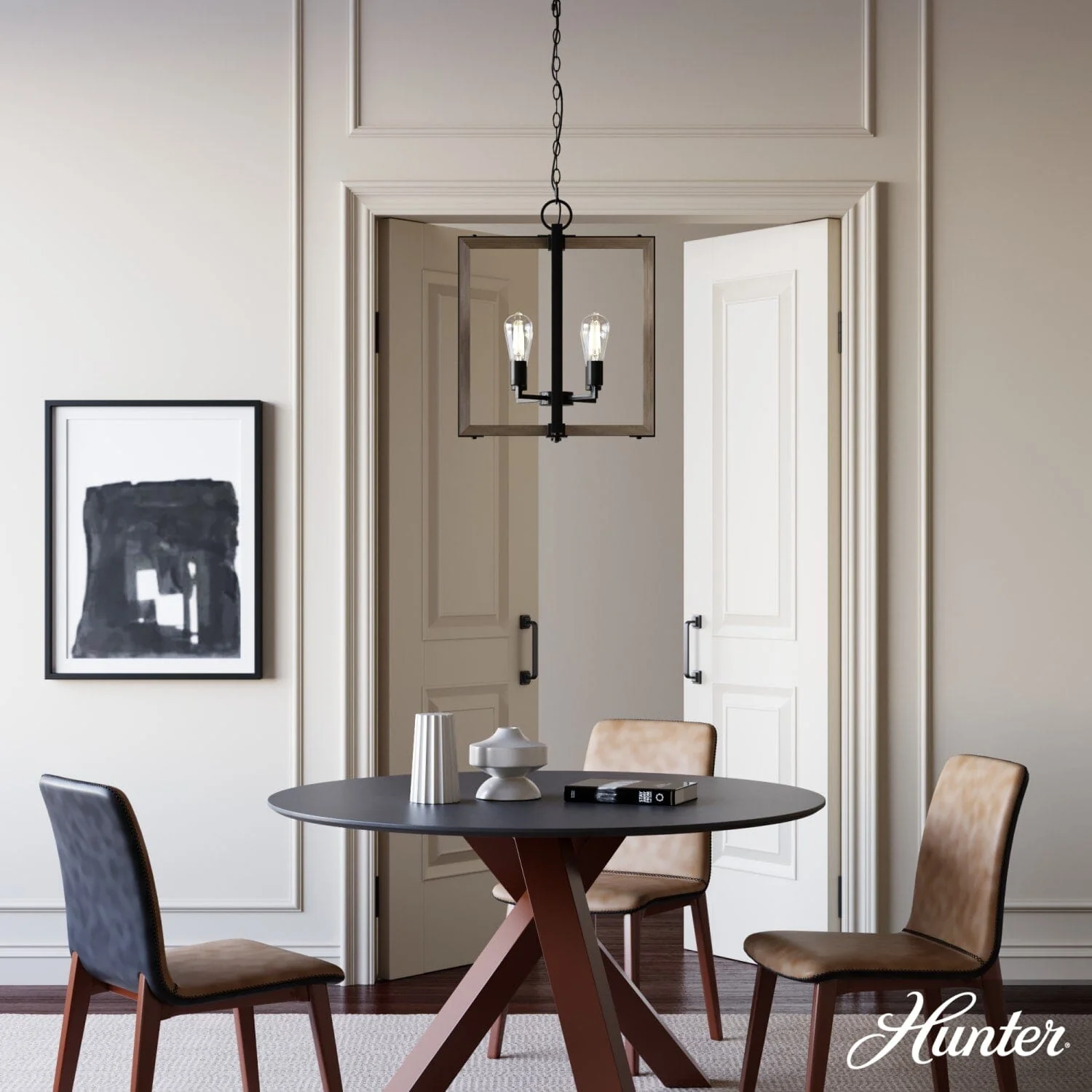 Woodburn 4 Light 18 Inch Foyer Pendant 3 Woodburn 4 Light 18 Inch Foyer Pendant