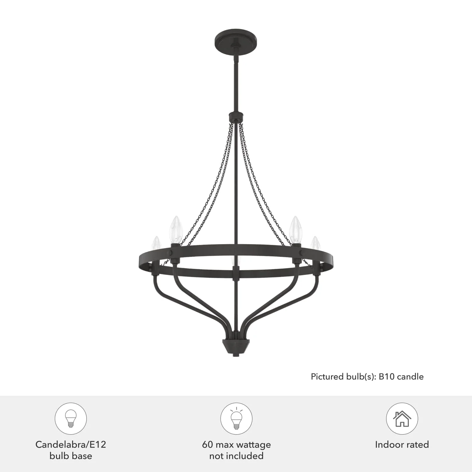 Merlin 5 Light Chandelier 5 Merlin 5 Light Chandelier
