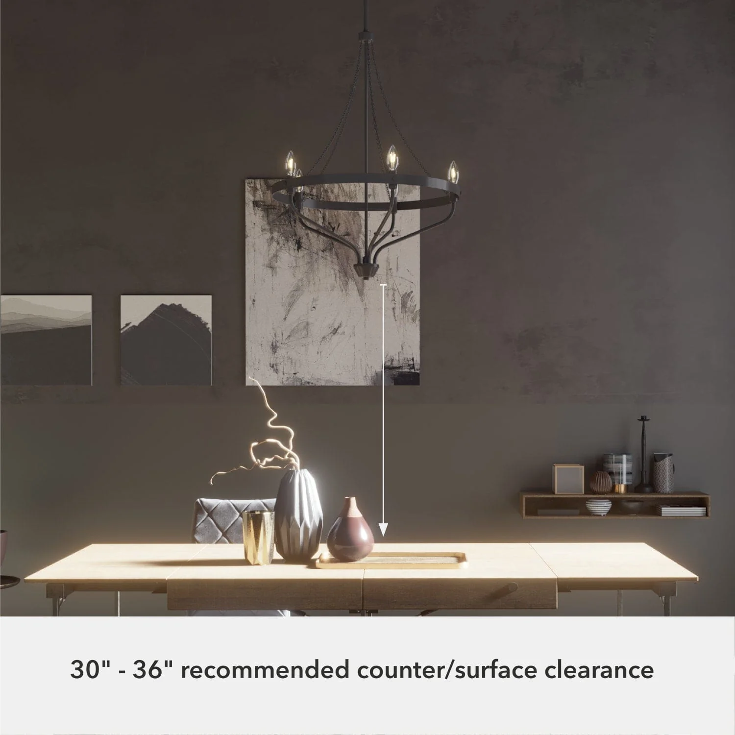Merlin 5 Light Chandelier 9 Merlin 5 Light Chandelier