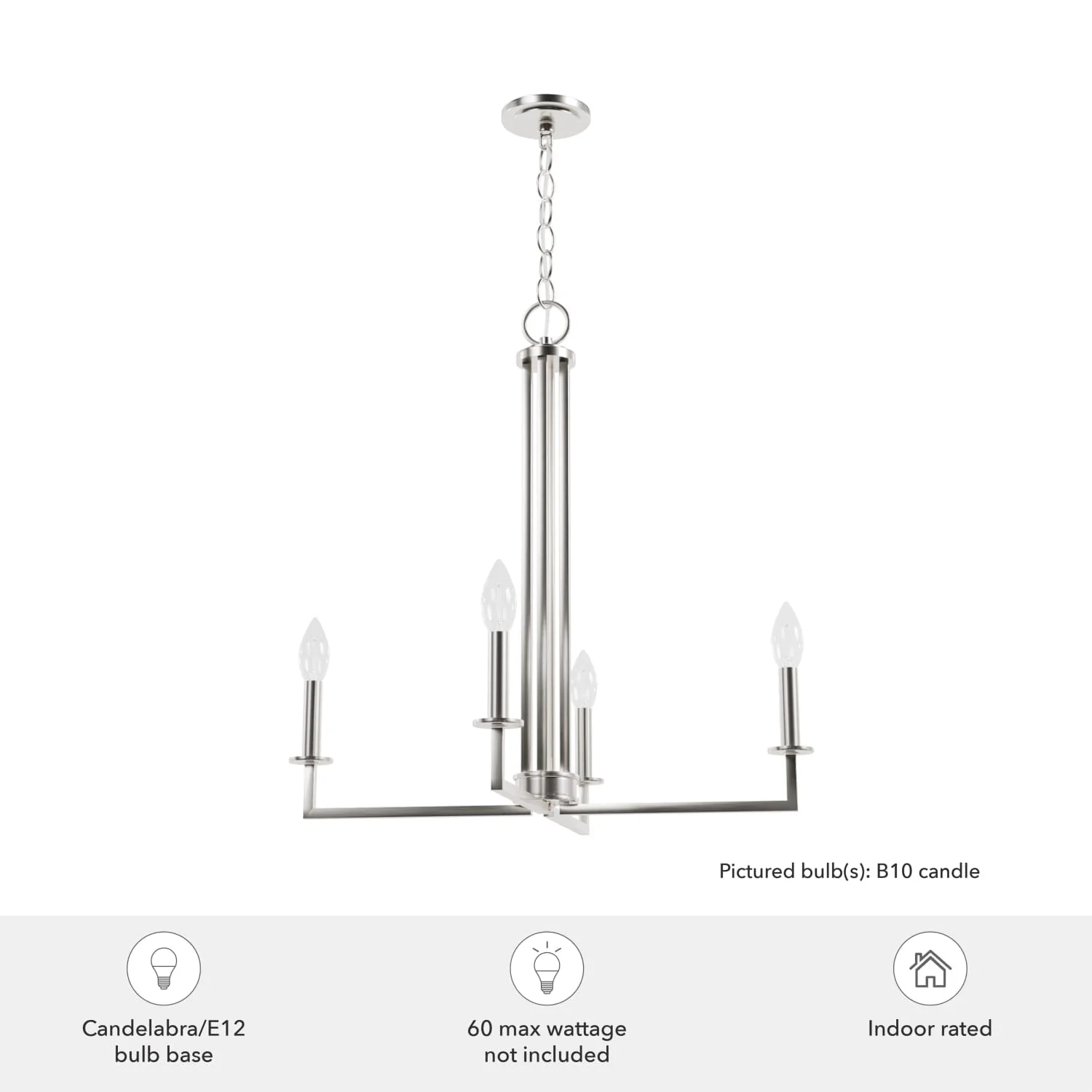 Bearden 4 Light Chandelier 5 Bearden 4 Light Chandelier