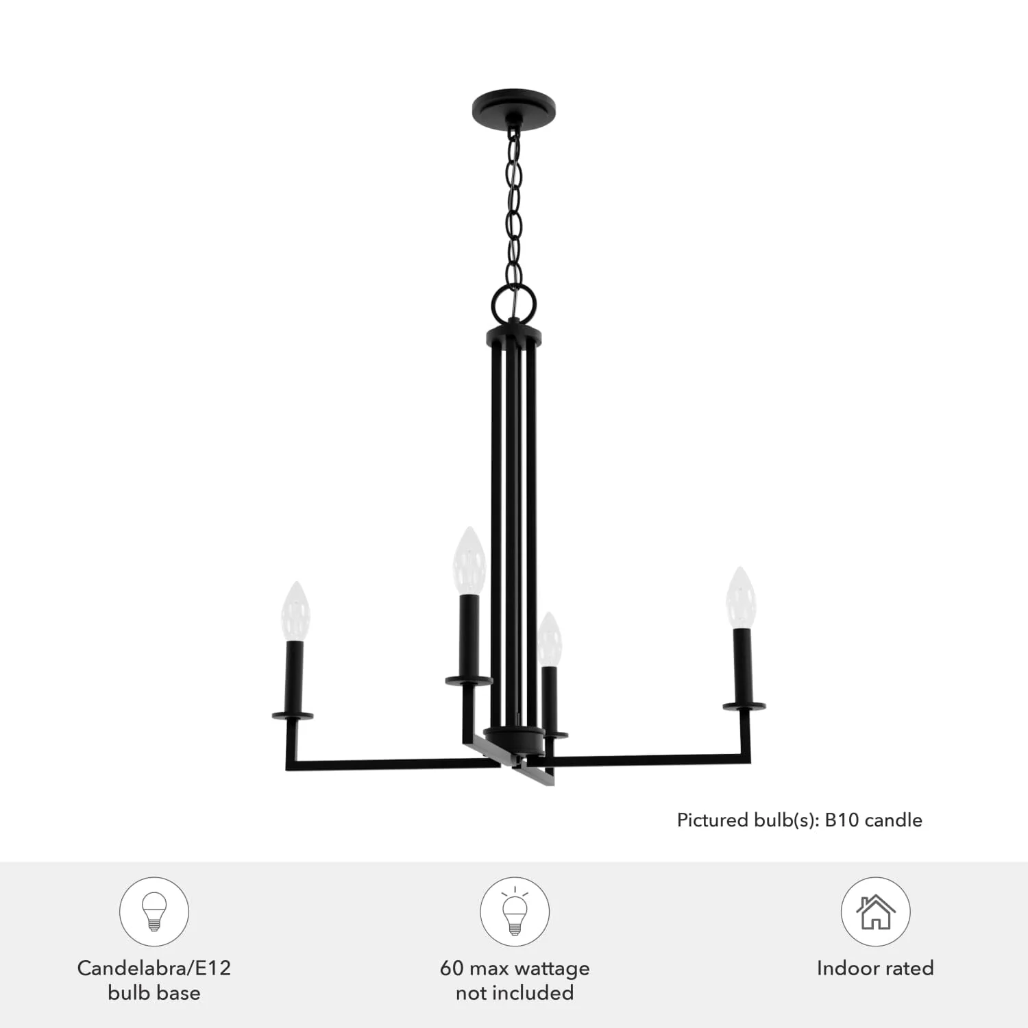Bearden 4 Light Chandelier 6 Bearden 4 Light Chandelier