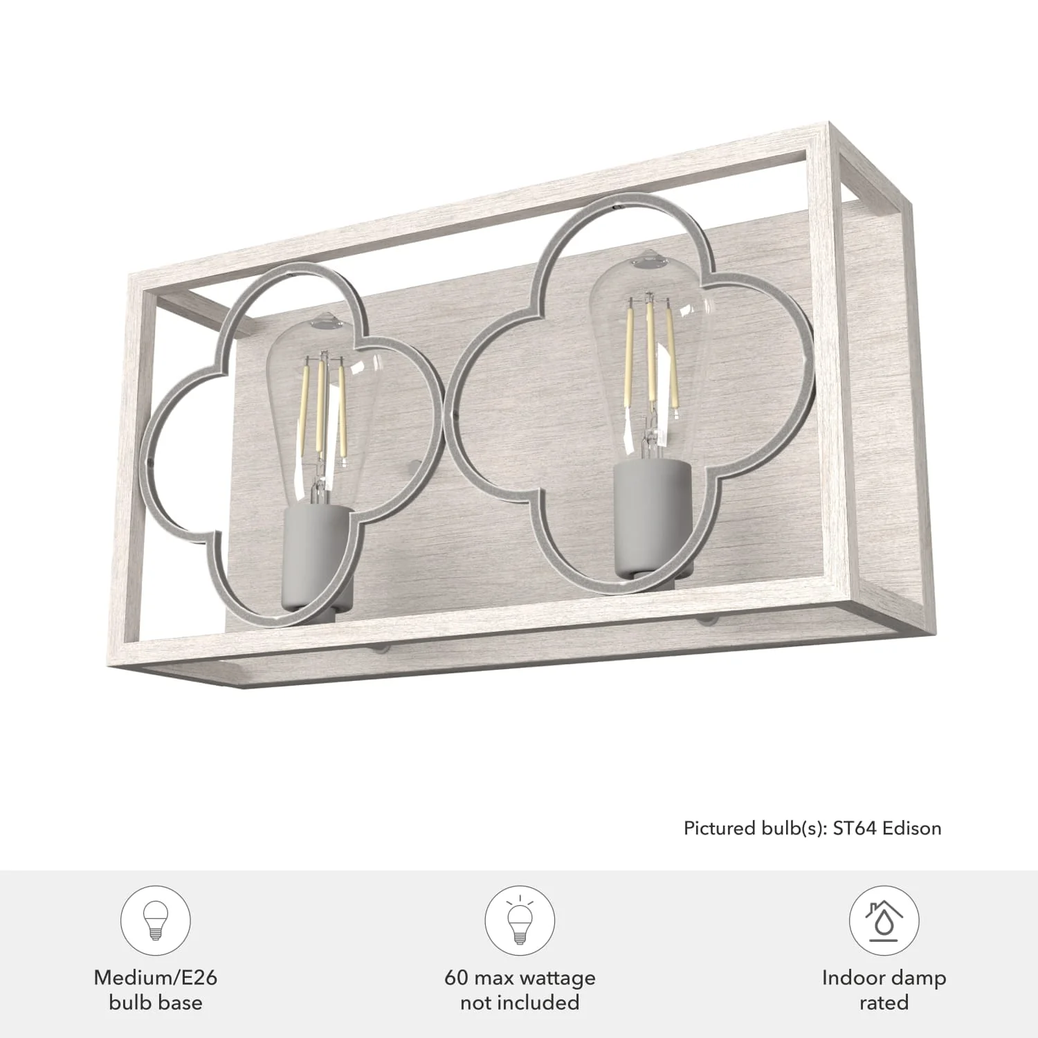 Gablecrest 2 Light Vanity 6 Gablecrest 2 Light Vanity