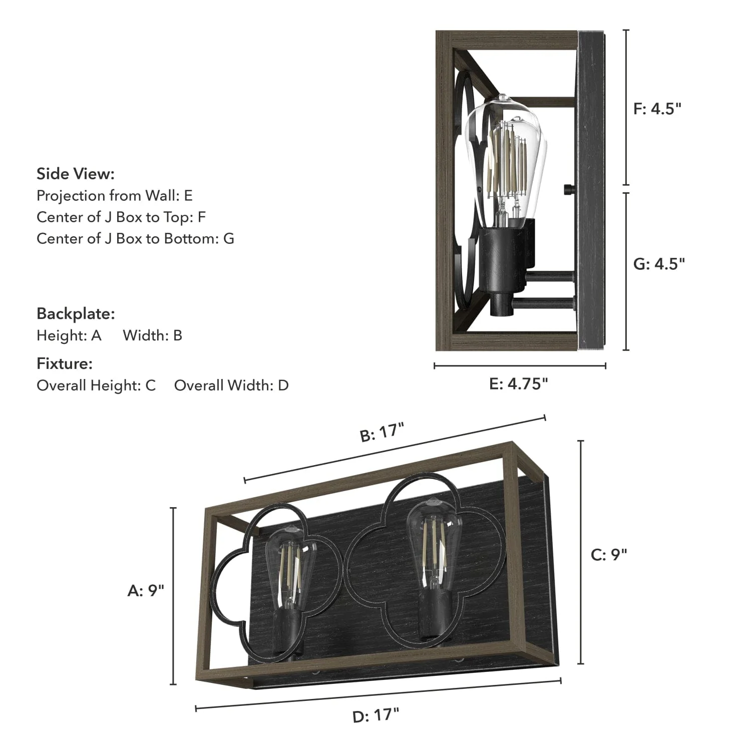 Gablecrest 2 Light Vanity 7 Gablecrest 2 Light Vanity