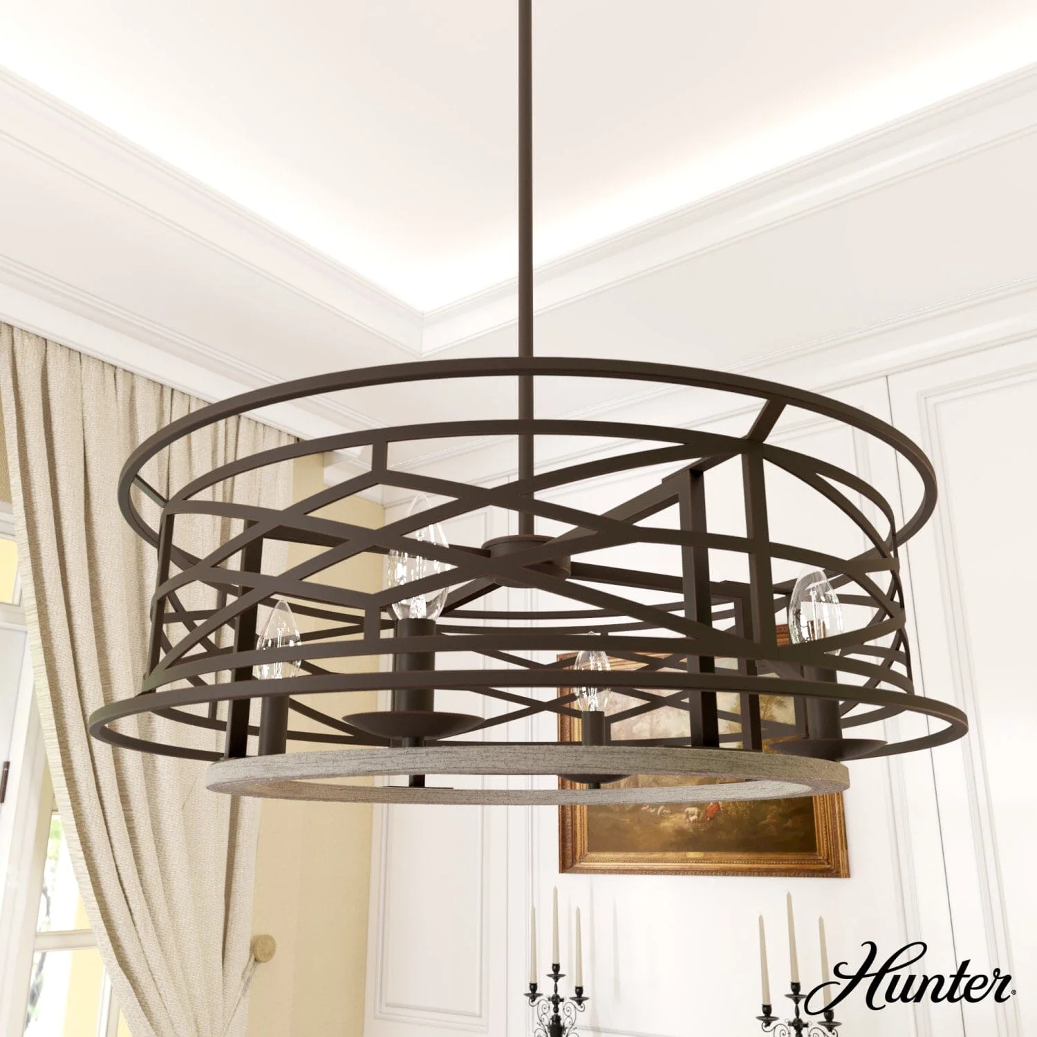 Langwood 4 Light Chandelier 2 Langwood 4 Light Chandelier