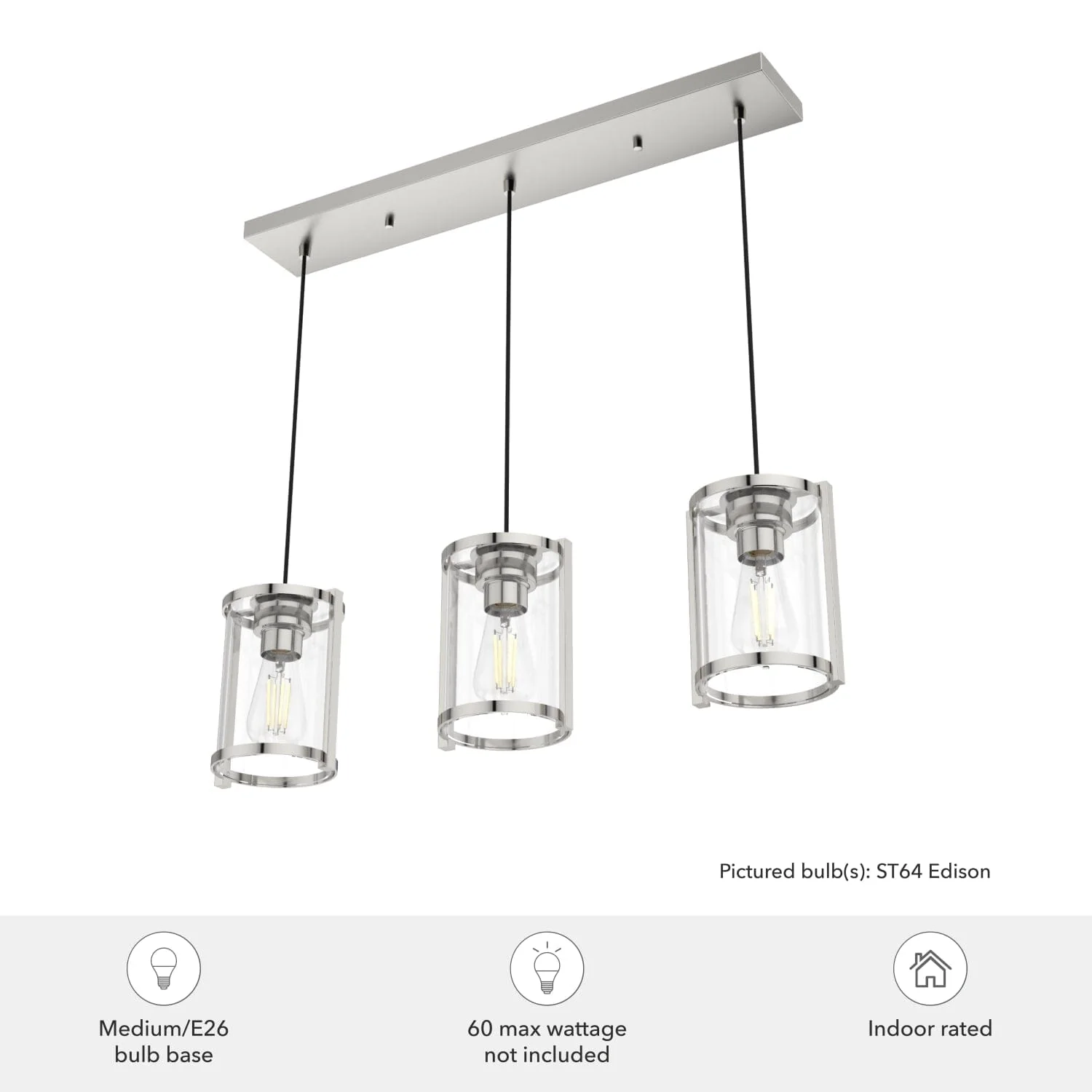 Astwood Linear Cluster 3 Light 3 Astwood Linear Cluster 3 Light