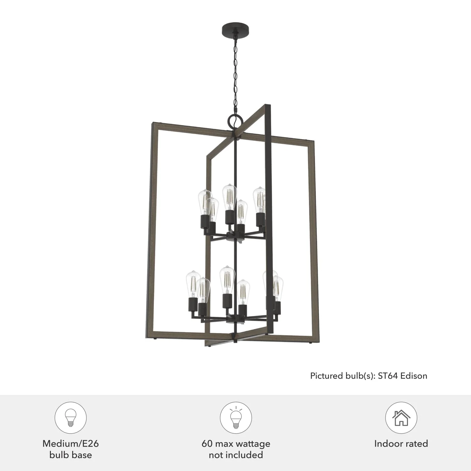 Woodburn 12 Light Lantern Pendant 5 Woodburn 12 Light Lantern Pendant