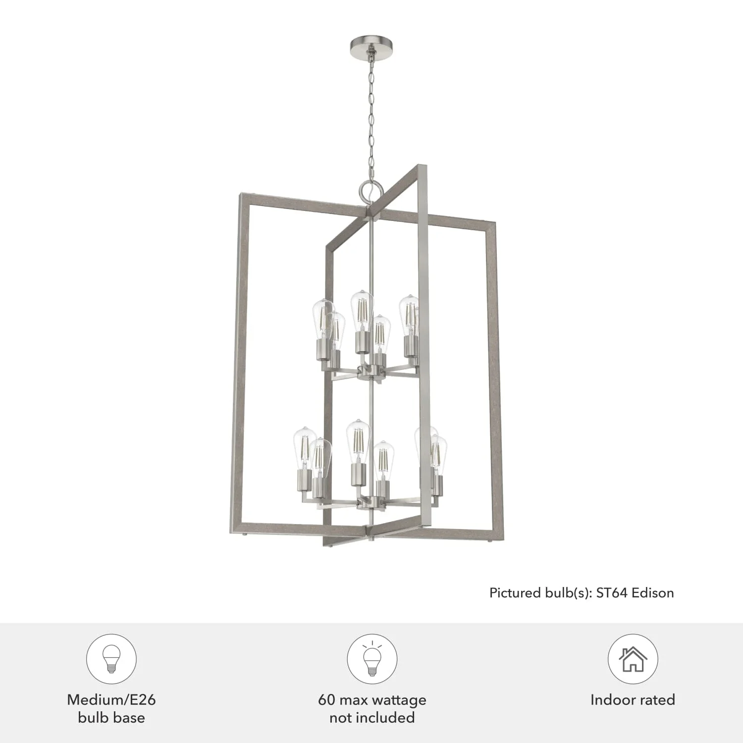 Woodburn 12 Light Lantern Pendant 6 Woodburn 12 Light Lantern Pendant