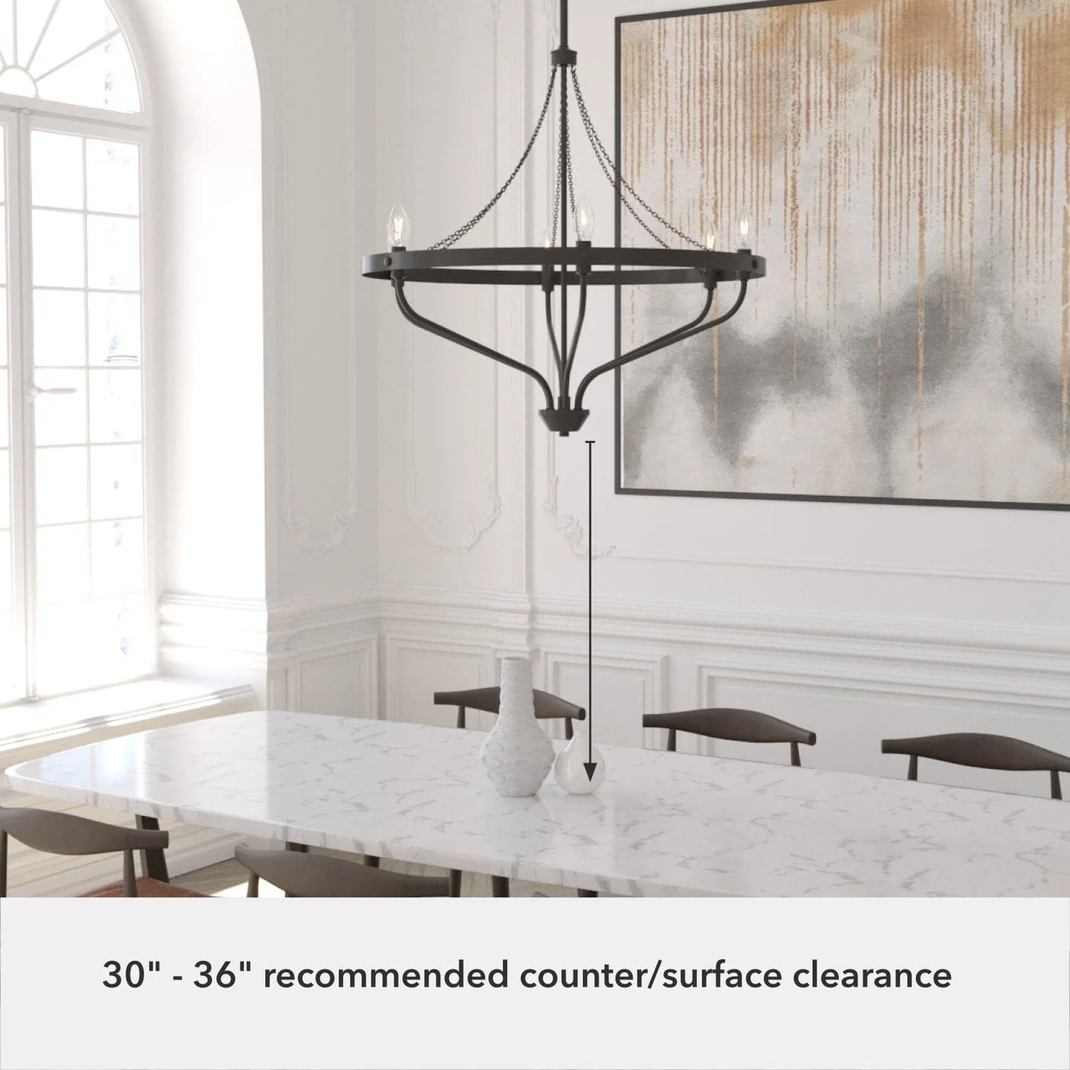 Merlin 6 Light Chandelier 10 Merlin 6 Light Chandelier