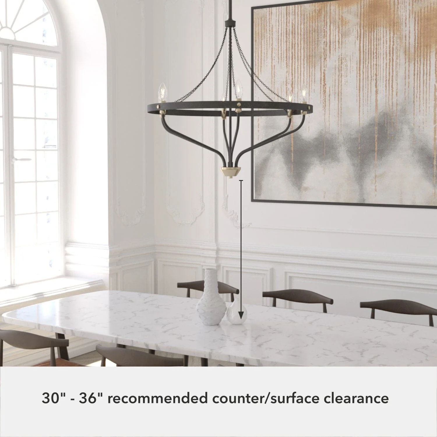 Merlin 6 Light Chandelier 9 Merlin 6 Light Chandelier