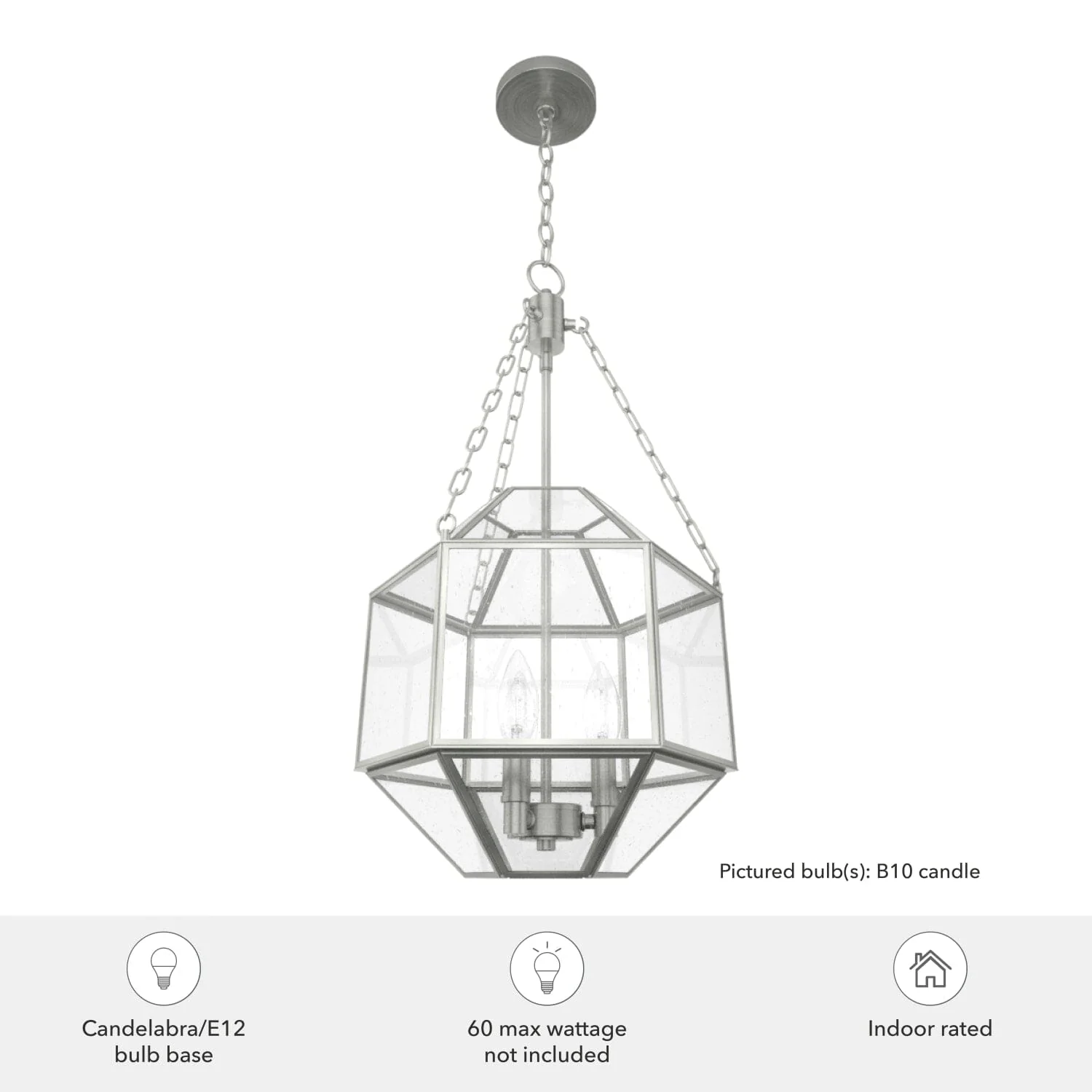 Indria 3 Light Pendant 15 inch 3 Indria 3 Light Pendant 15 inch