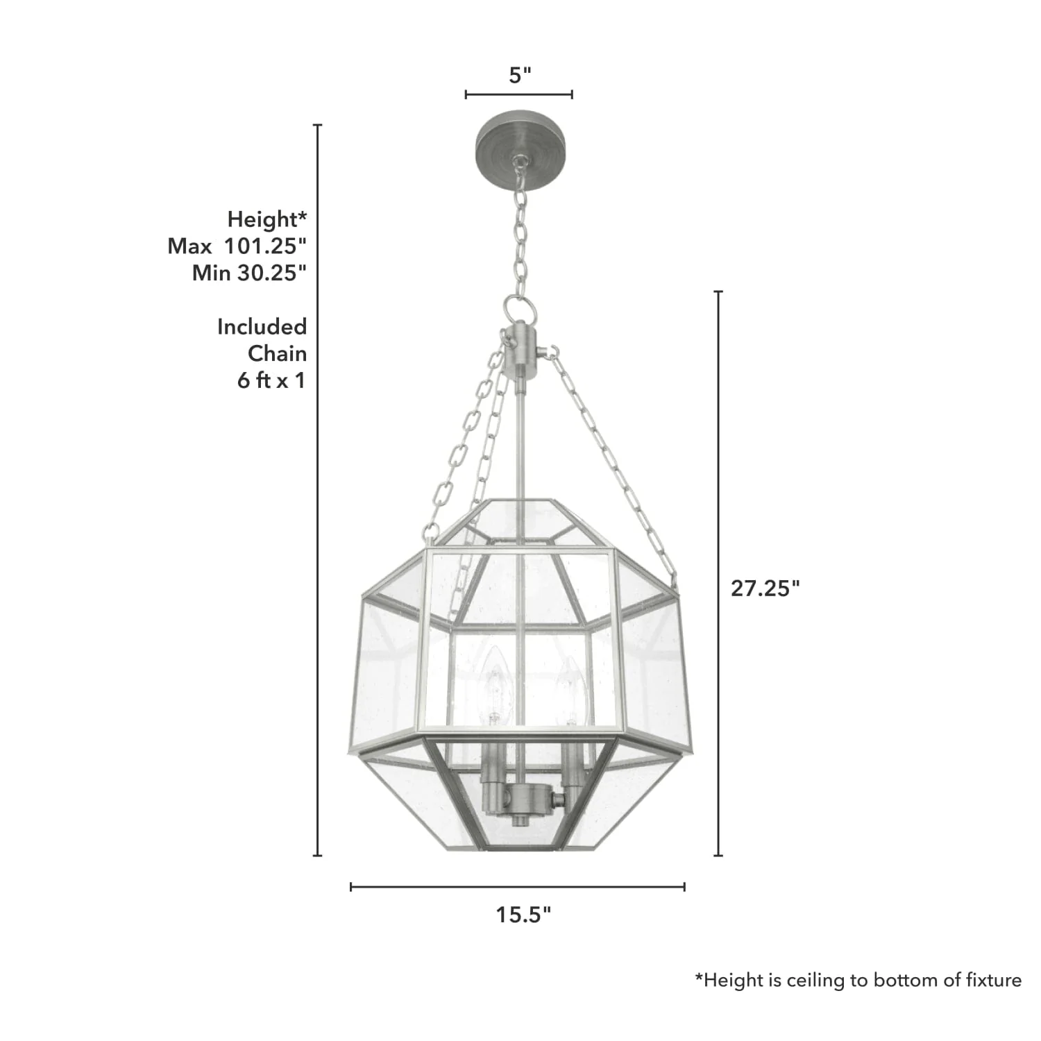 Indria 3 Light Pendant 15 inch 4 Indria 3 Light Pendant 15 inch