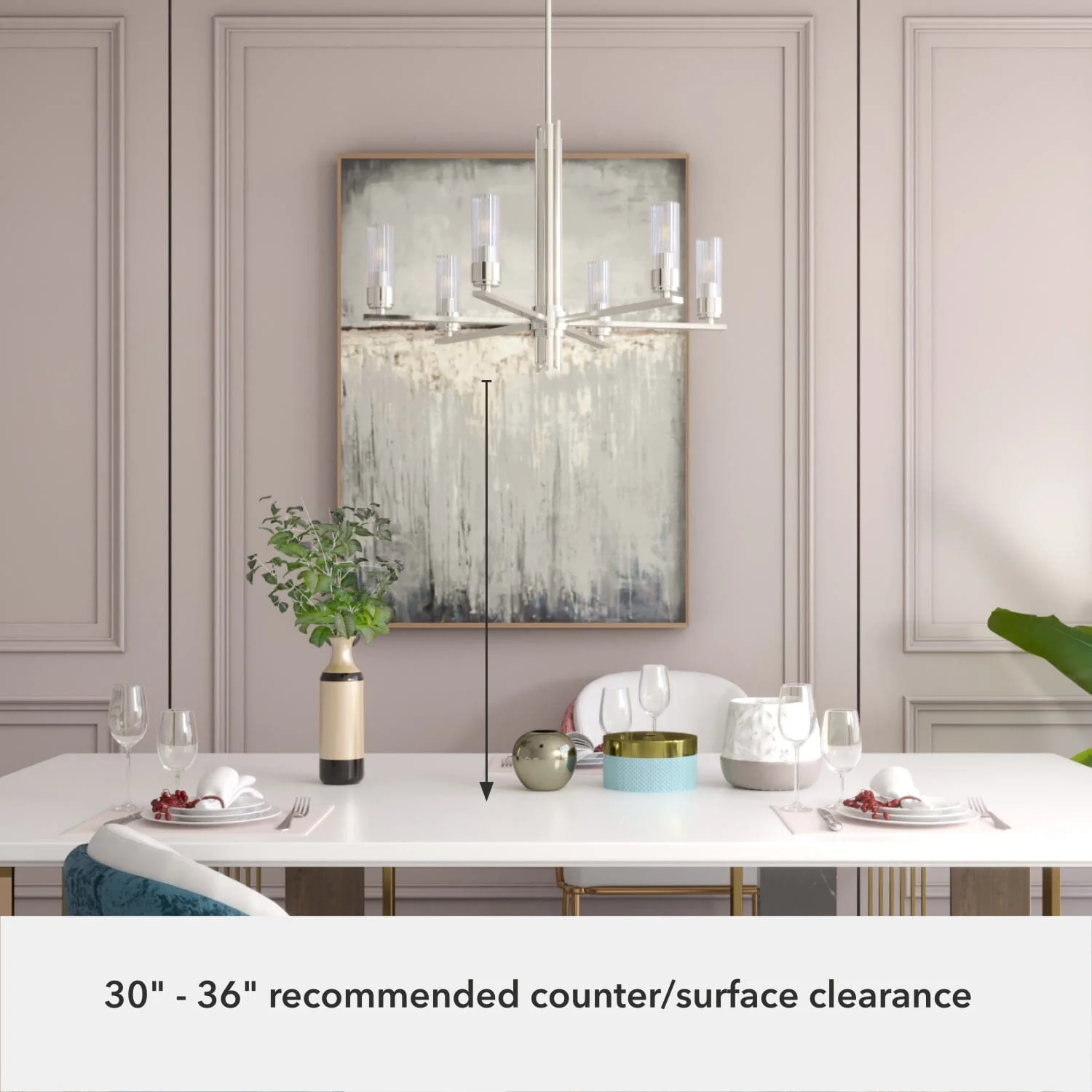 Gatz 6 Light Chandelier 5 Gatz 6 Light Chandelier
