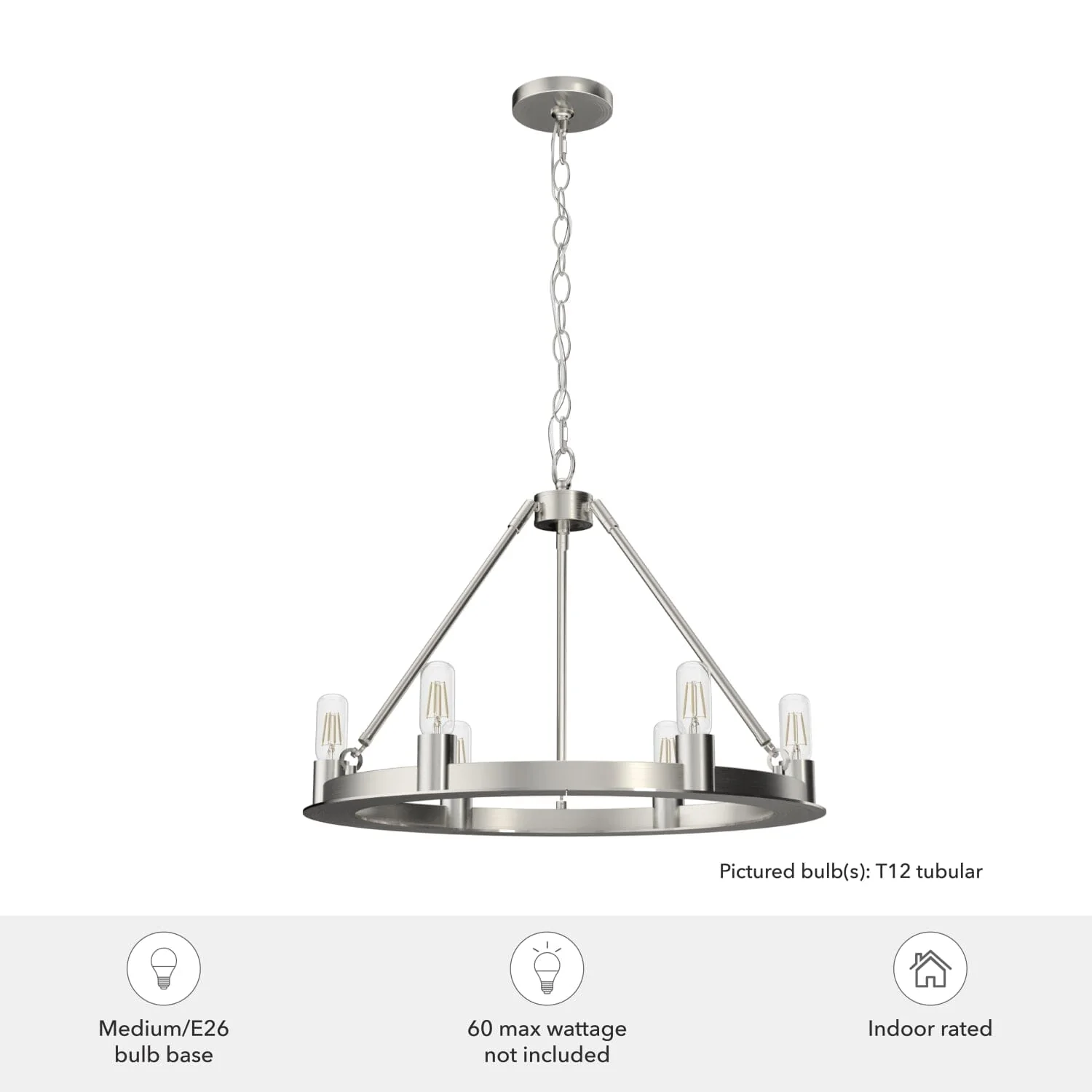 Saddlewood Chandelier 6 Light 3 Saddlewood Chandelier 6 Light