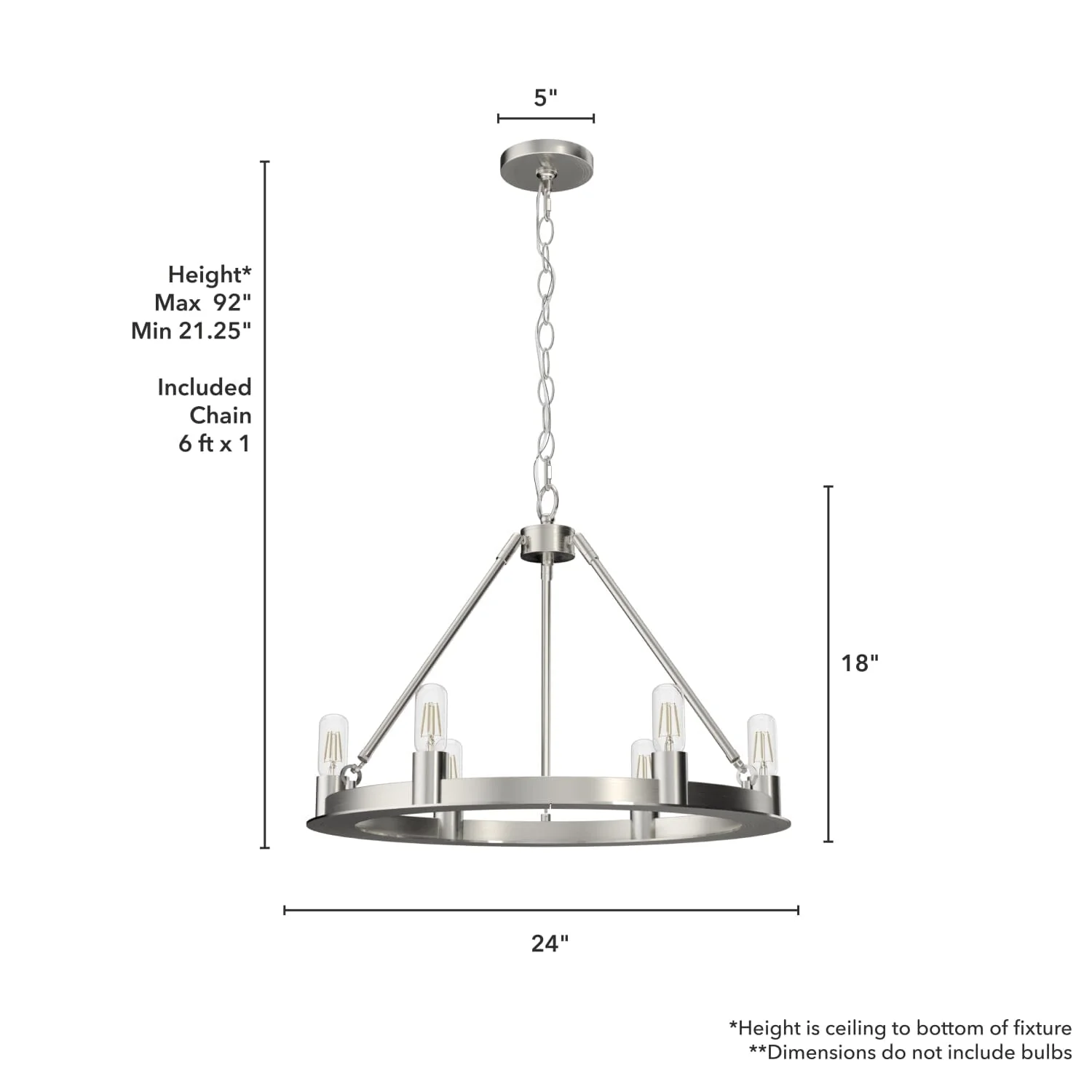 Saddlewood Chandelier 6 Light 4 Saddlewood Chandelier 6 Light