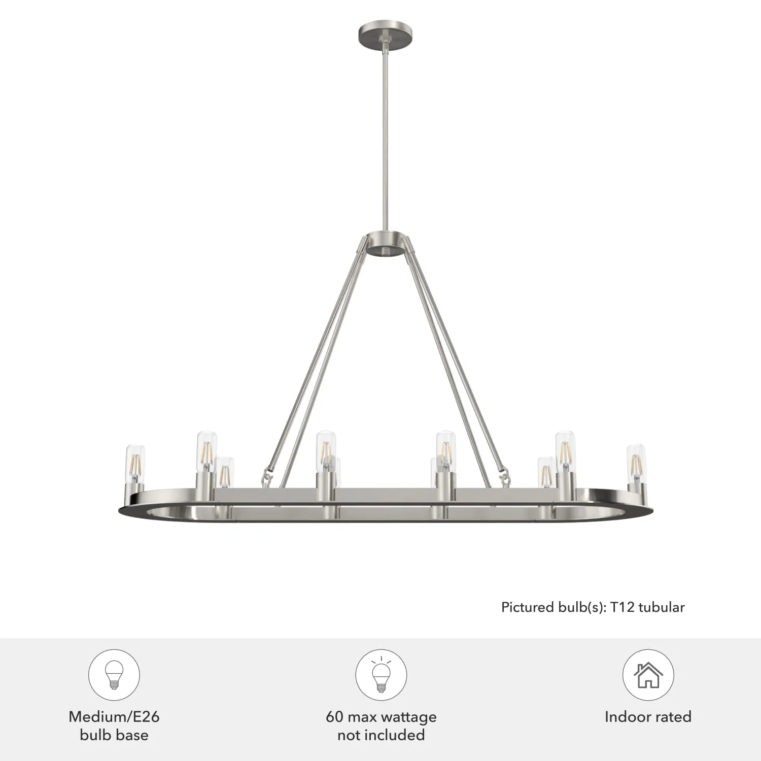 Saddlewood 10 Light Linear Chandelier 3 Saddlewood 10 Light Linear Chandelier