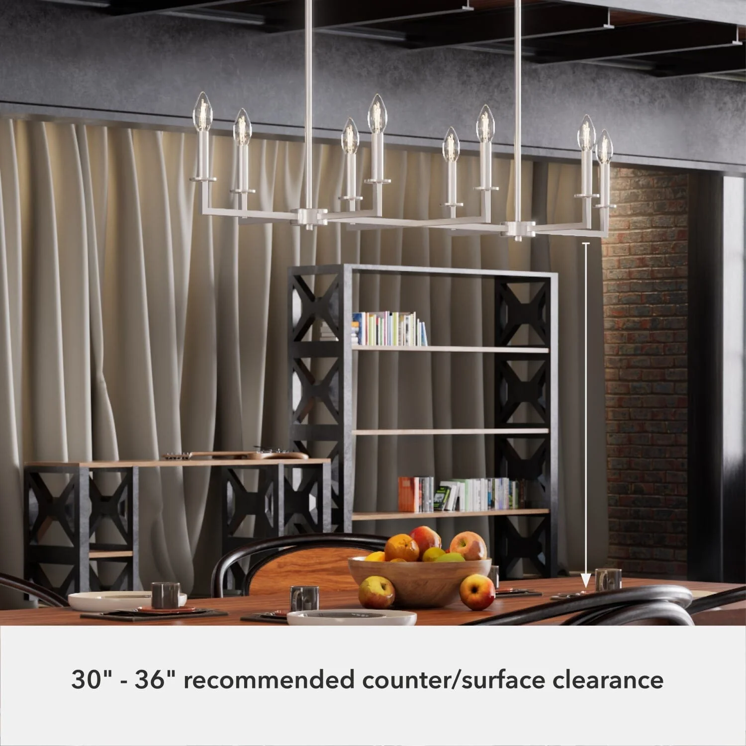 Bearden 8 Light Linear Chandelier 5 Bearden 8 Light Linear Chandelier
