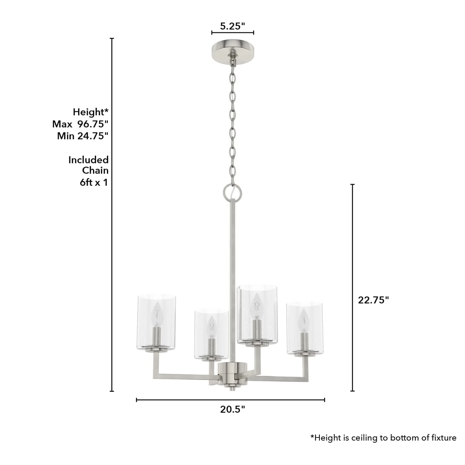Kerrison Chandelier 4 Light 4 Kerrison Chandelier 4 Light