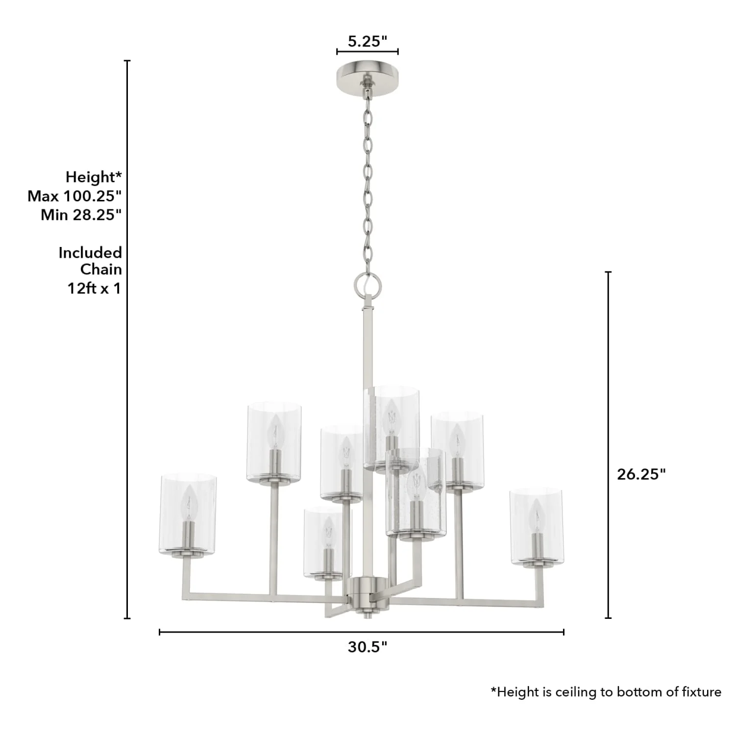 Kerrison Chandelier 8 Light 4 Kerrison Chandelier 8 Light