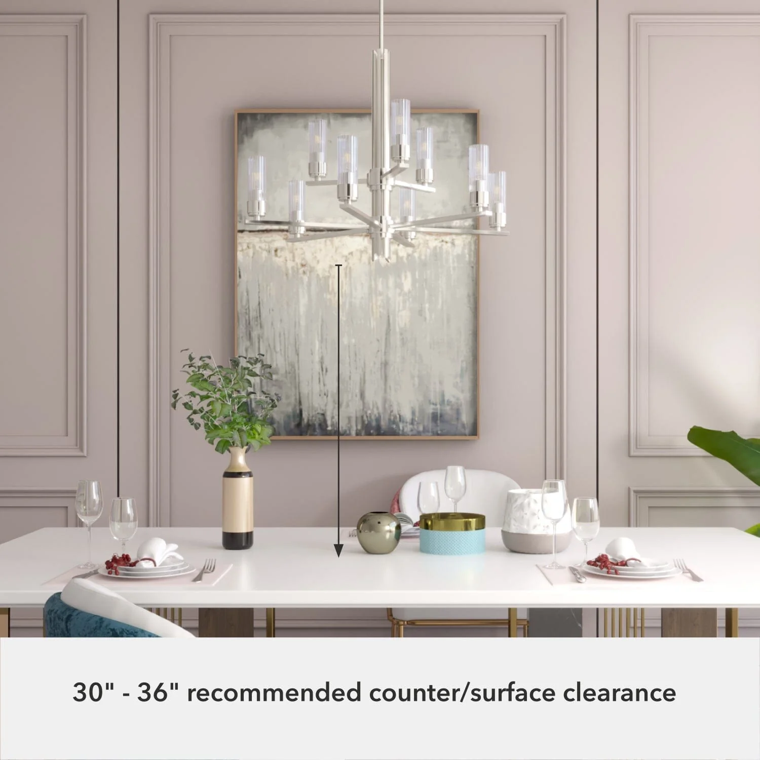 Gatz Chandelier 9 Light 2-tier 5 Gatz Chandelier 9 Light 2-tier