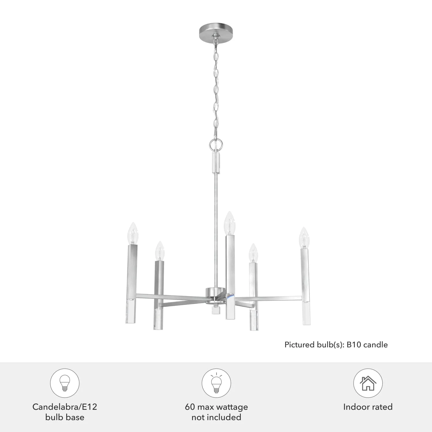Sunjai Chandelier 5 Light 3 Sunjai Chandelier 5 Light
