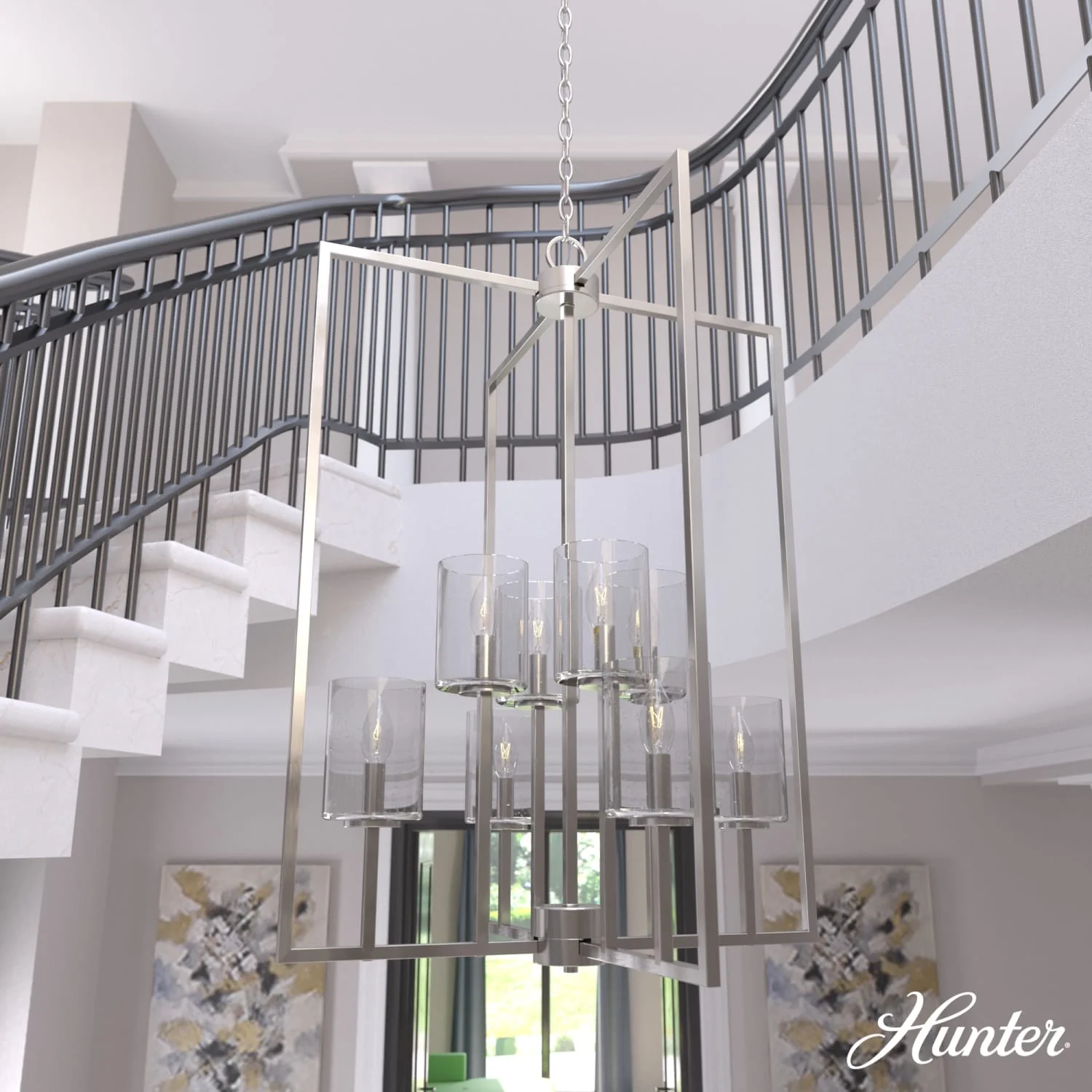 Kerrison Large Foyer Pendant 8 Light 1 Kerrison Large Foyer Pendant 8 Light