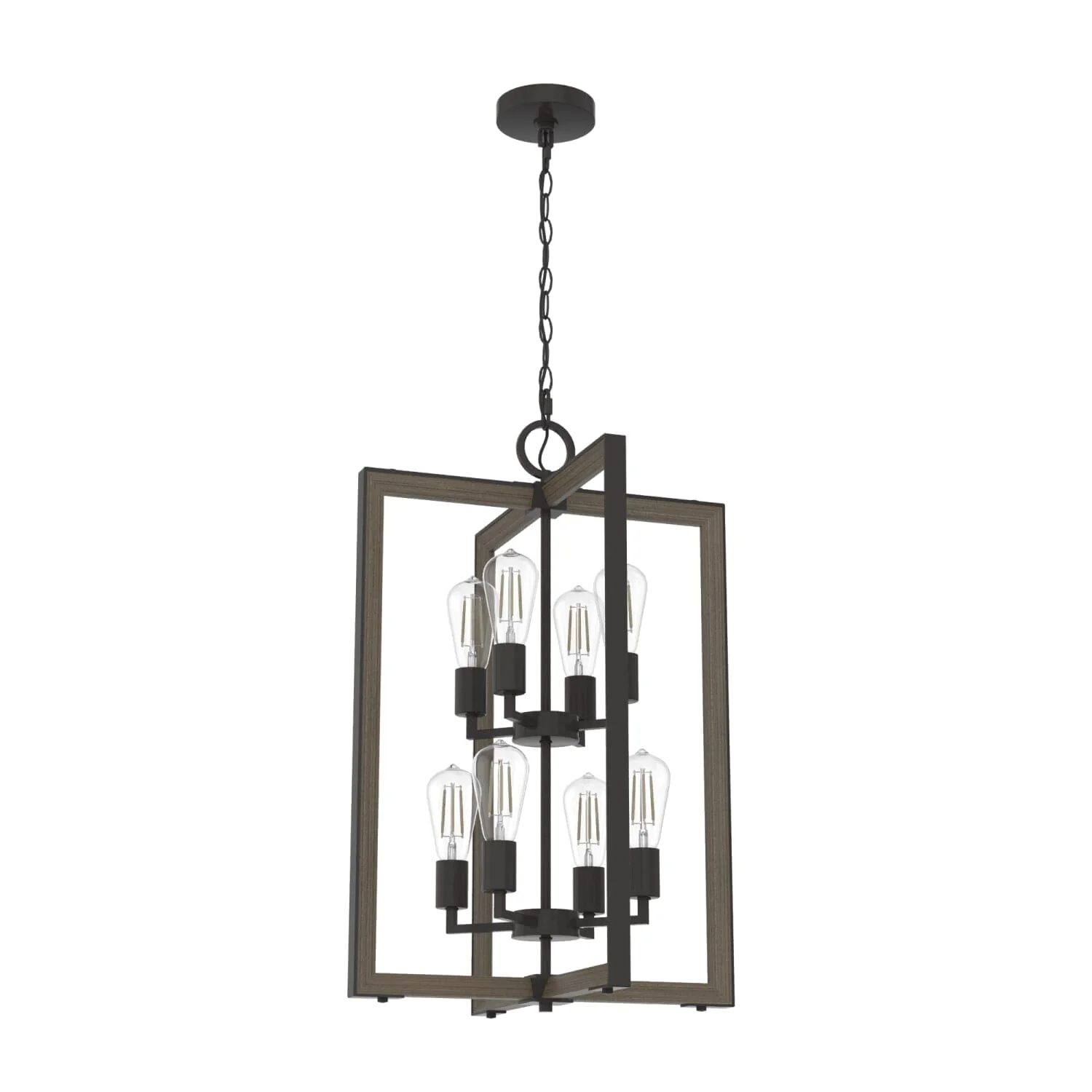 Woodburn 8 Light 18 Inch Foyer Pendant 10 Woodburn 8 Light 18 Inch Foyer Pendant