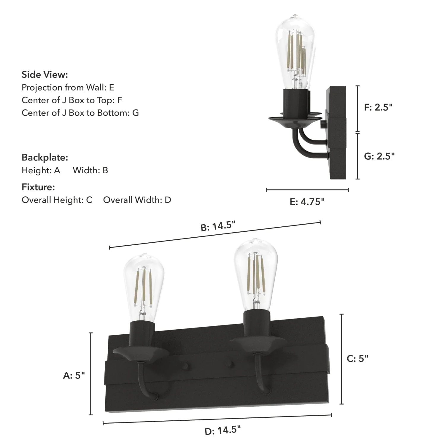 Perch Point 2 Light Vanity 5 Perch Point 2 Light Vanity