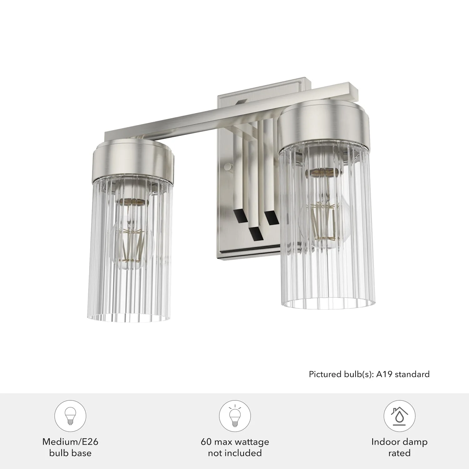 Gatz Vanity 2 Light 2 Gatz Vanity 2 Light