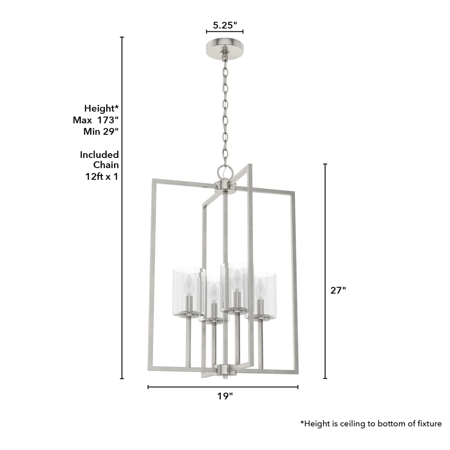 Kerrison Small Foyer Pendant 4 Light 4 Kerrison Small Foyer Pendant 4 Light