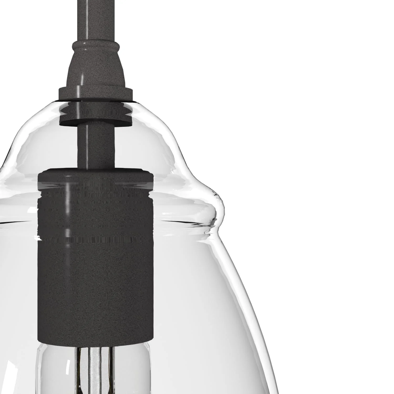 Dunshire Curved Vase Clear Glass 1 Light 5.25 Inch Mini Pendant 8 Dunshire Curved Vase Clear Glass 1 Light 5.25 Inch Mini Pendant