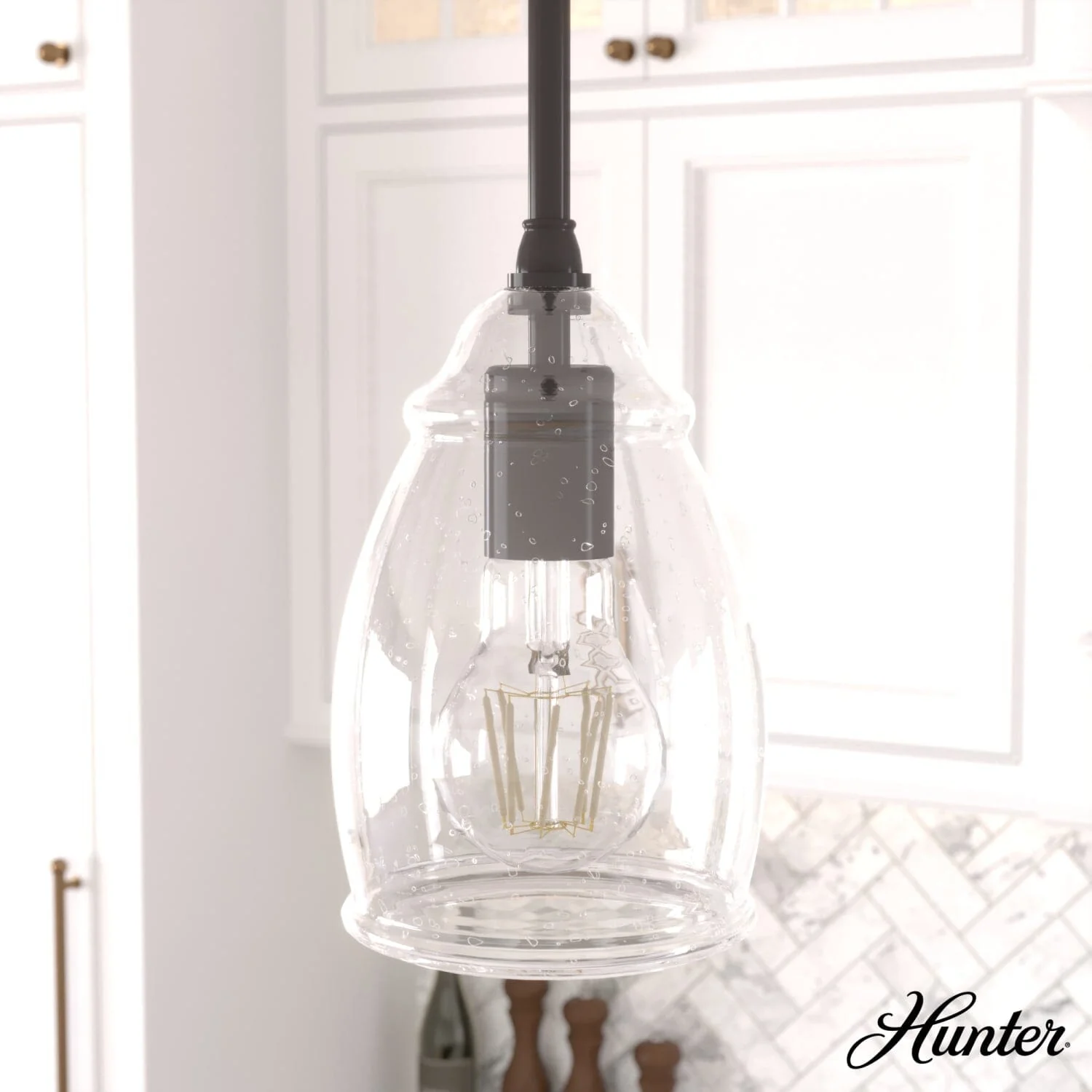 Dunshire Curved Vase Clear Seeded Glass 1 Light 5.25 Inch Mini Pendant 1 Dunshire Curved Vase Clear Seeded Glass 1 Light 5.25 Inch Mini Pendant